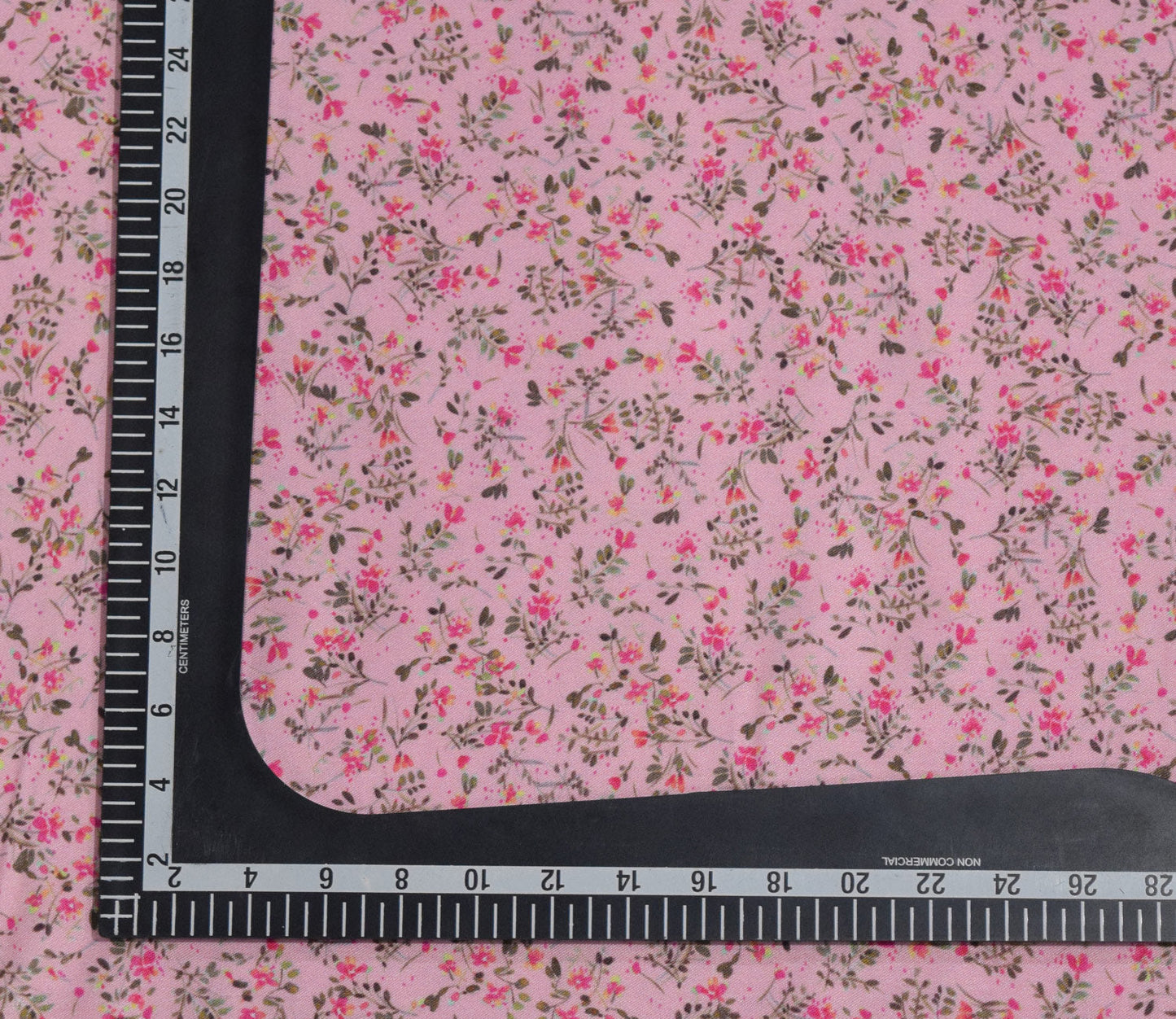 Floral Pattern Digital Printed Pure Pashmina Fabric Available in Green and Pink