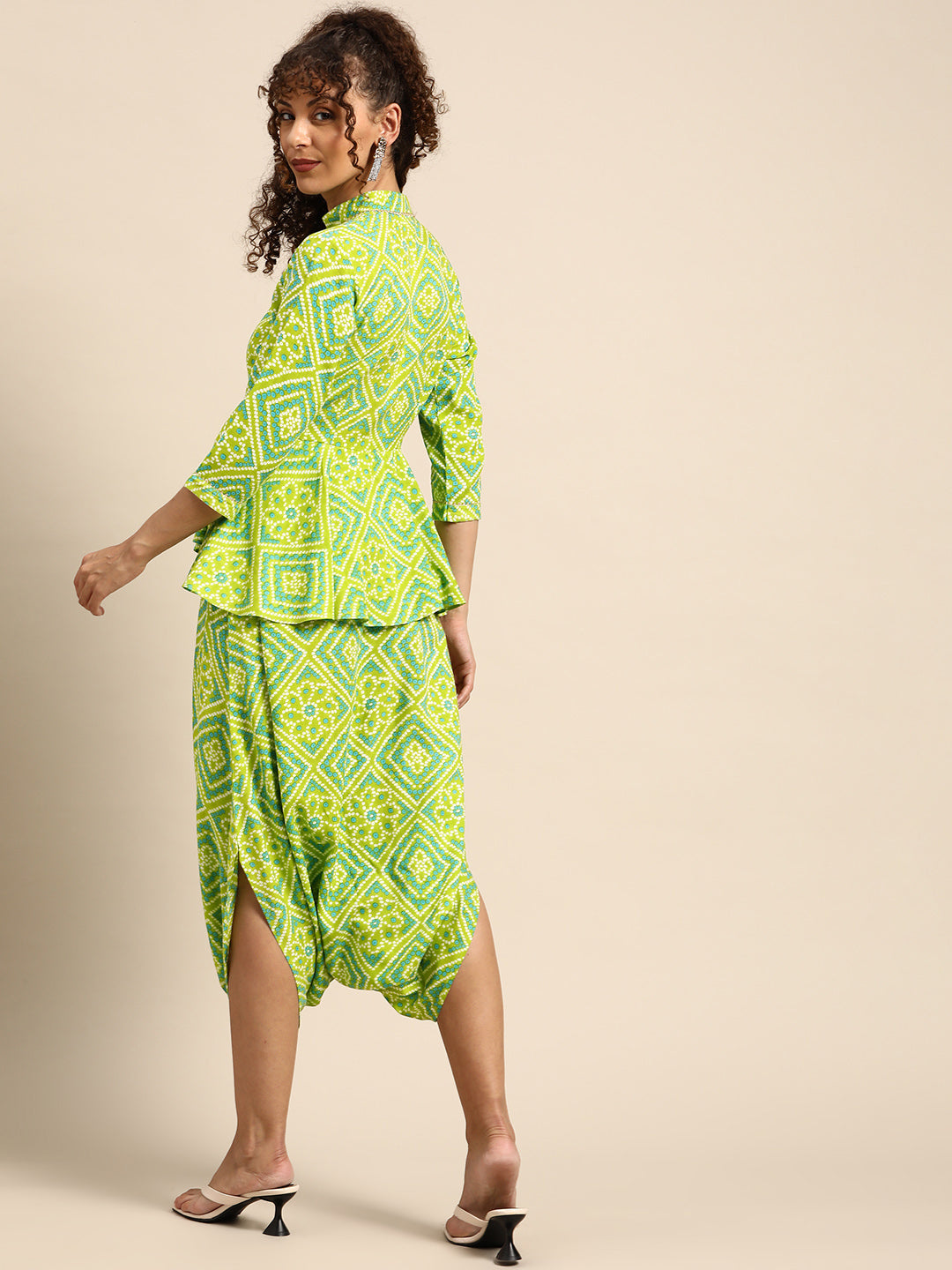 Peplum Yoke dhoti Jumpsuit