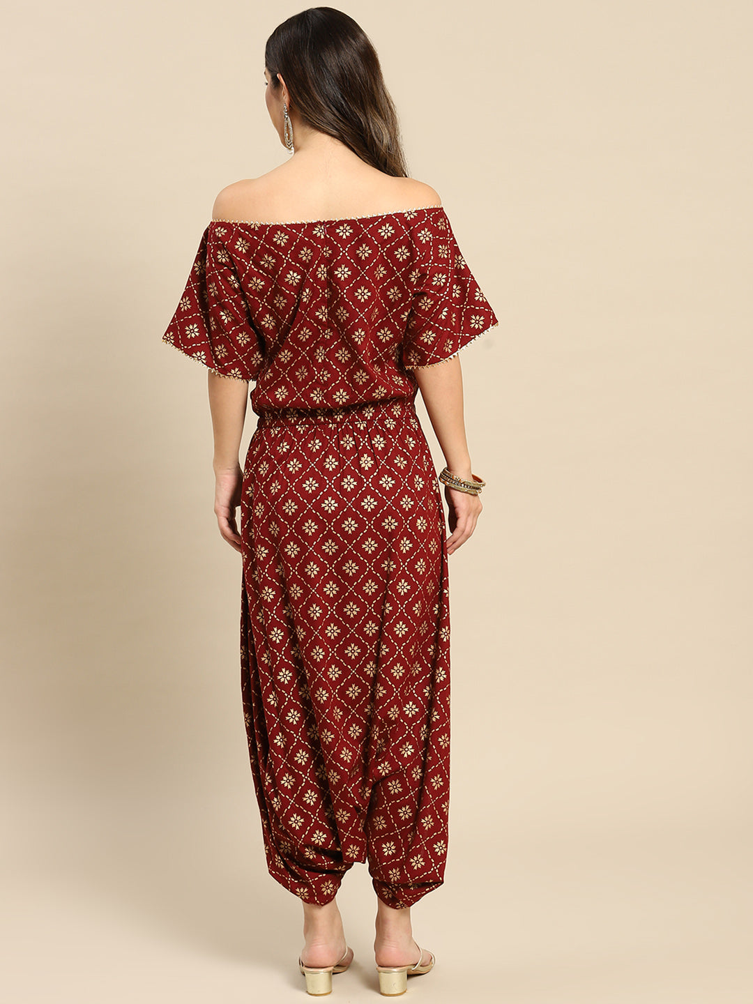 Drop Shoulder dhoti jumpsuit