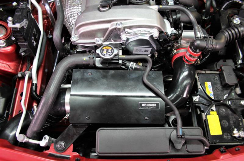 Mishimoto Performance Intake - Wrinkle Red for 2016+ Mazda Miata (misMMAI-MIA-16WRD)