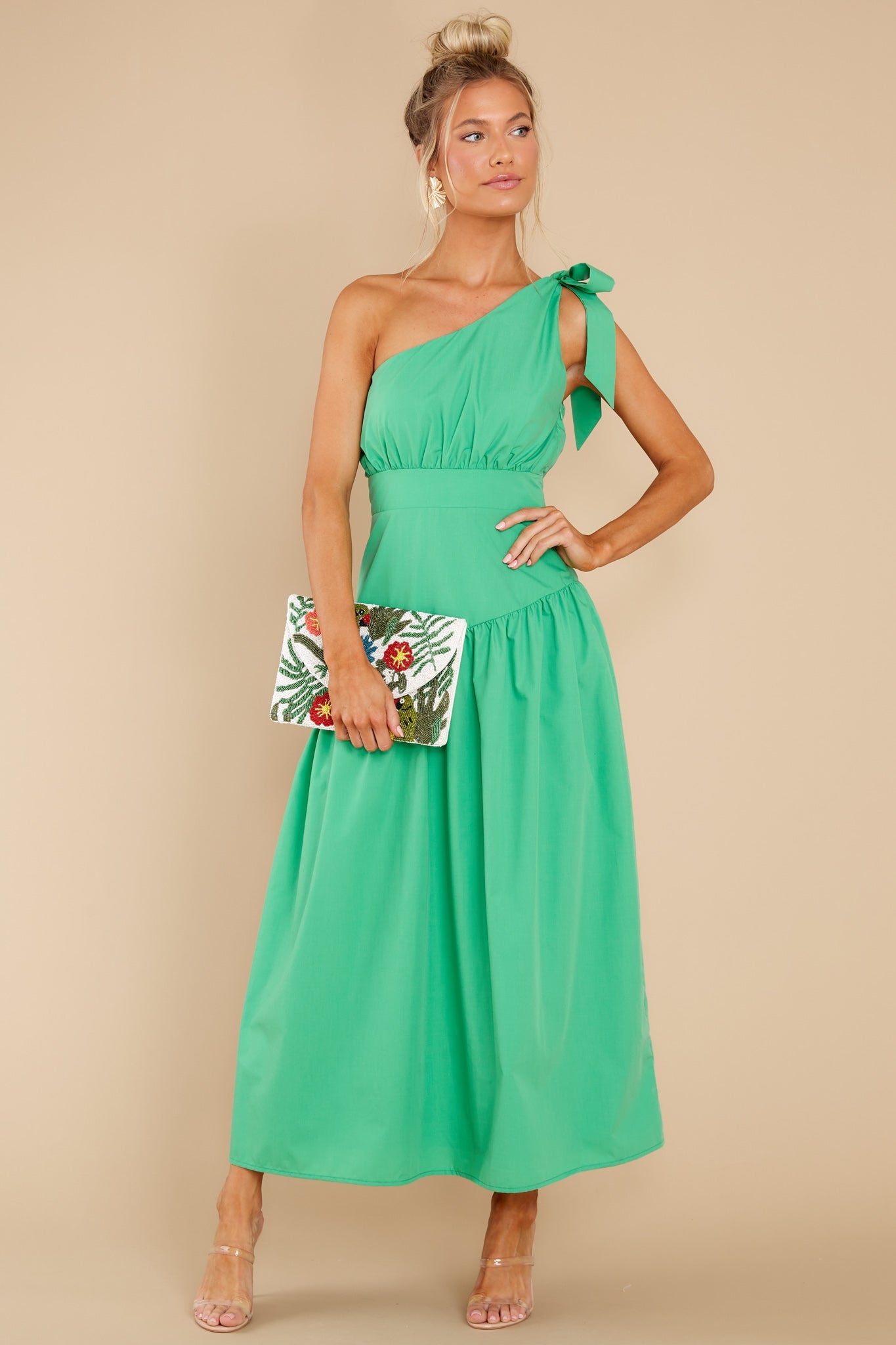 Like No Other Green Maxi Dress
