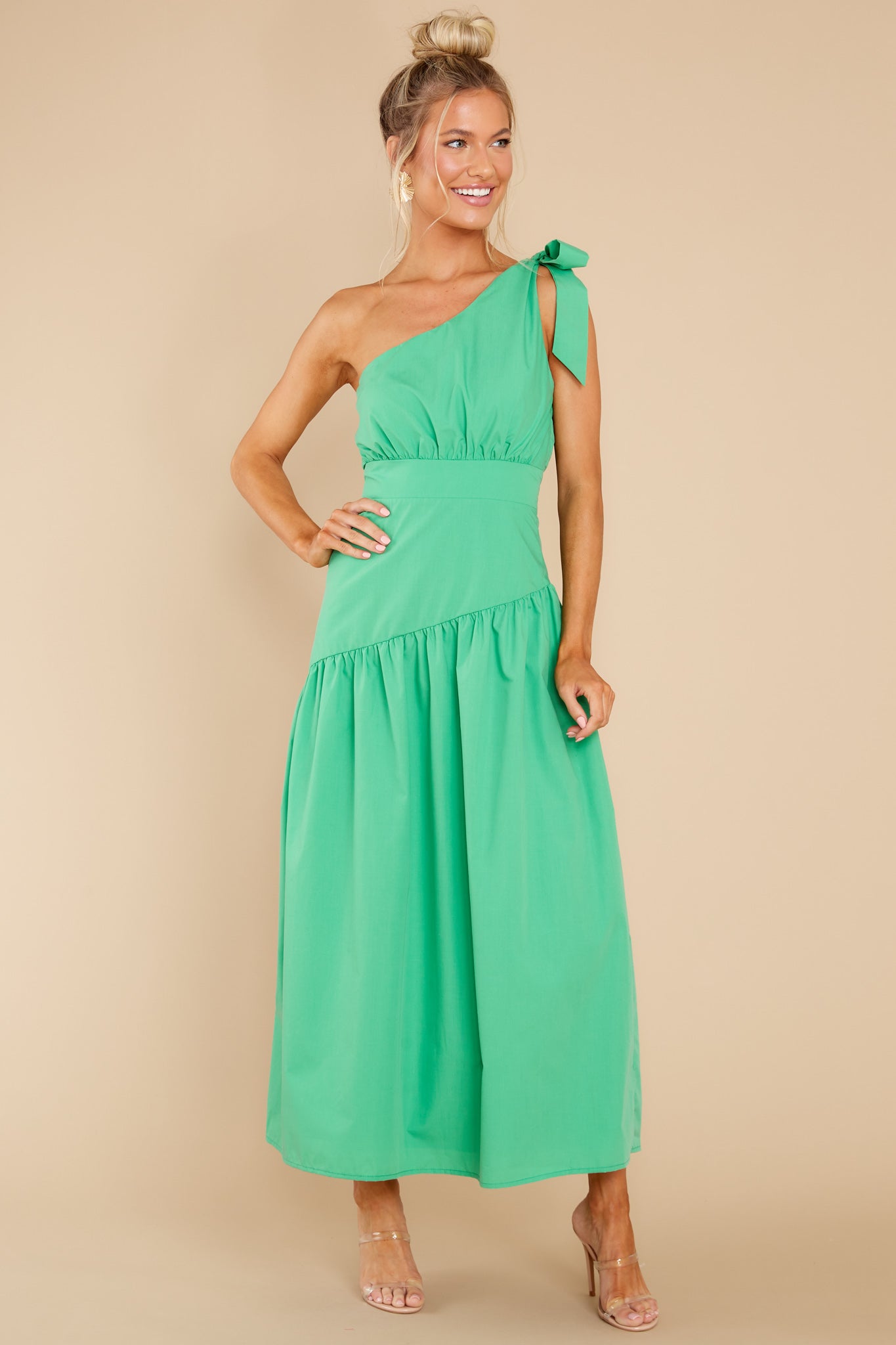 Like No Other Green Maxi Dress
