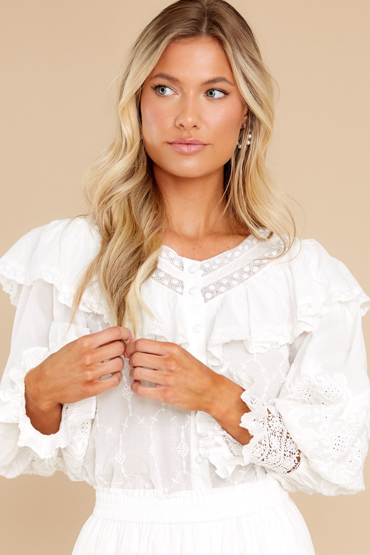 Bunnie True White Blouse