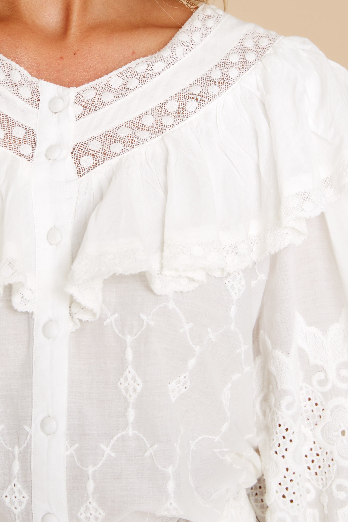 Bunnie True White Blouse