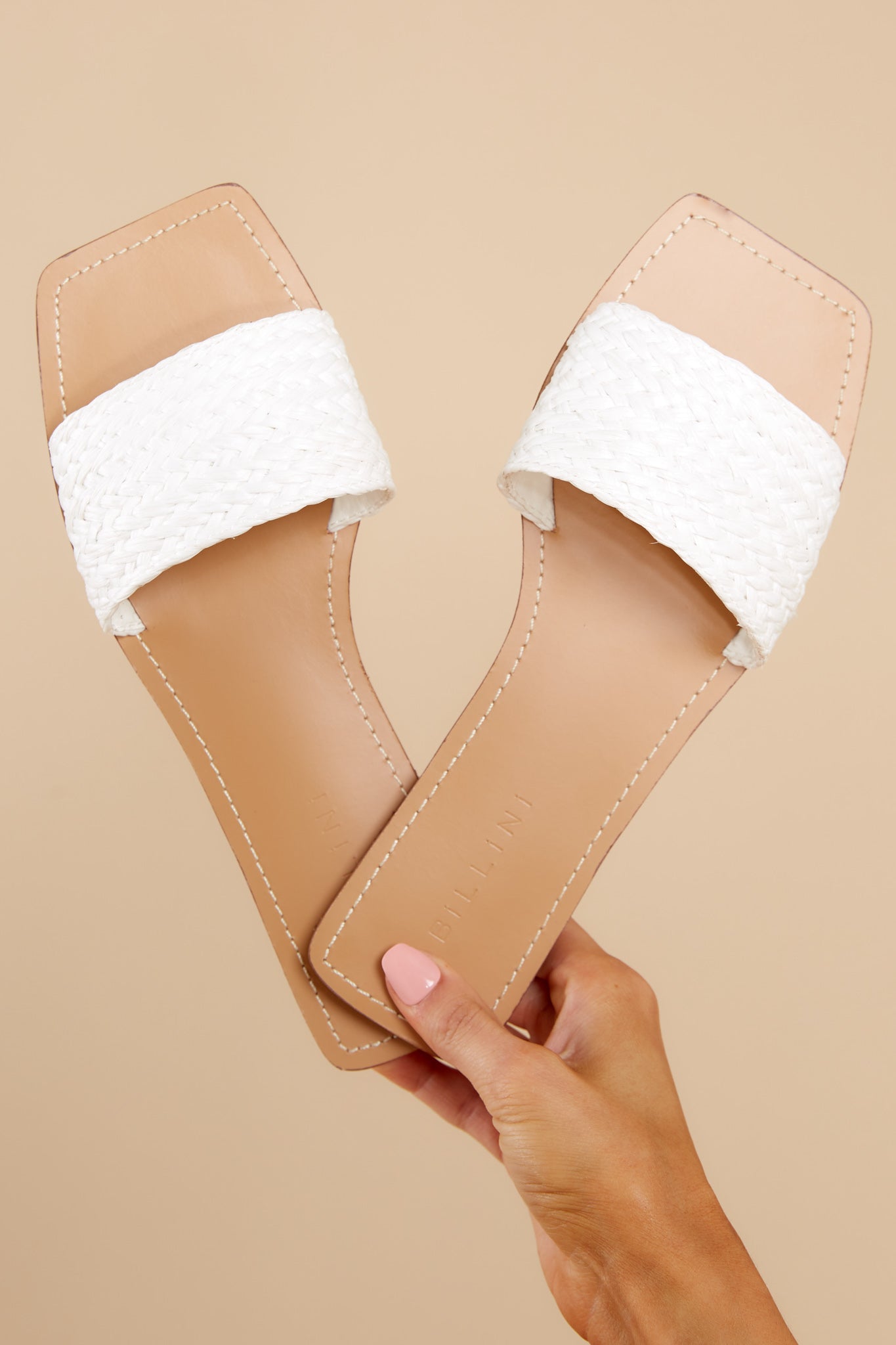 Inisha Ivory Raffia Sandals