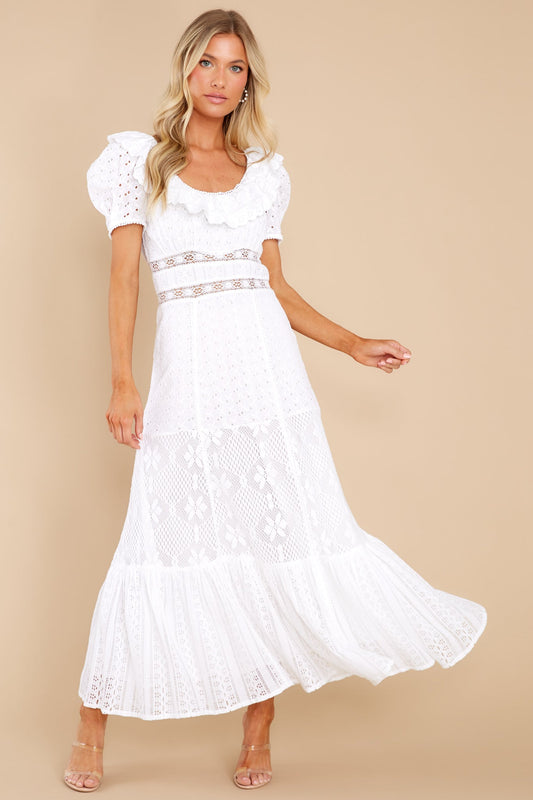 Stassie True White Maxi Dress