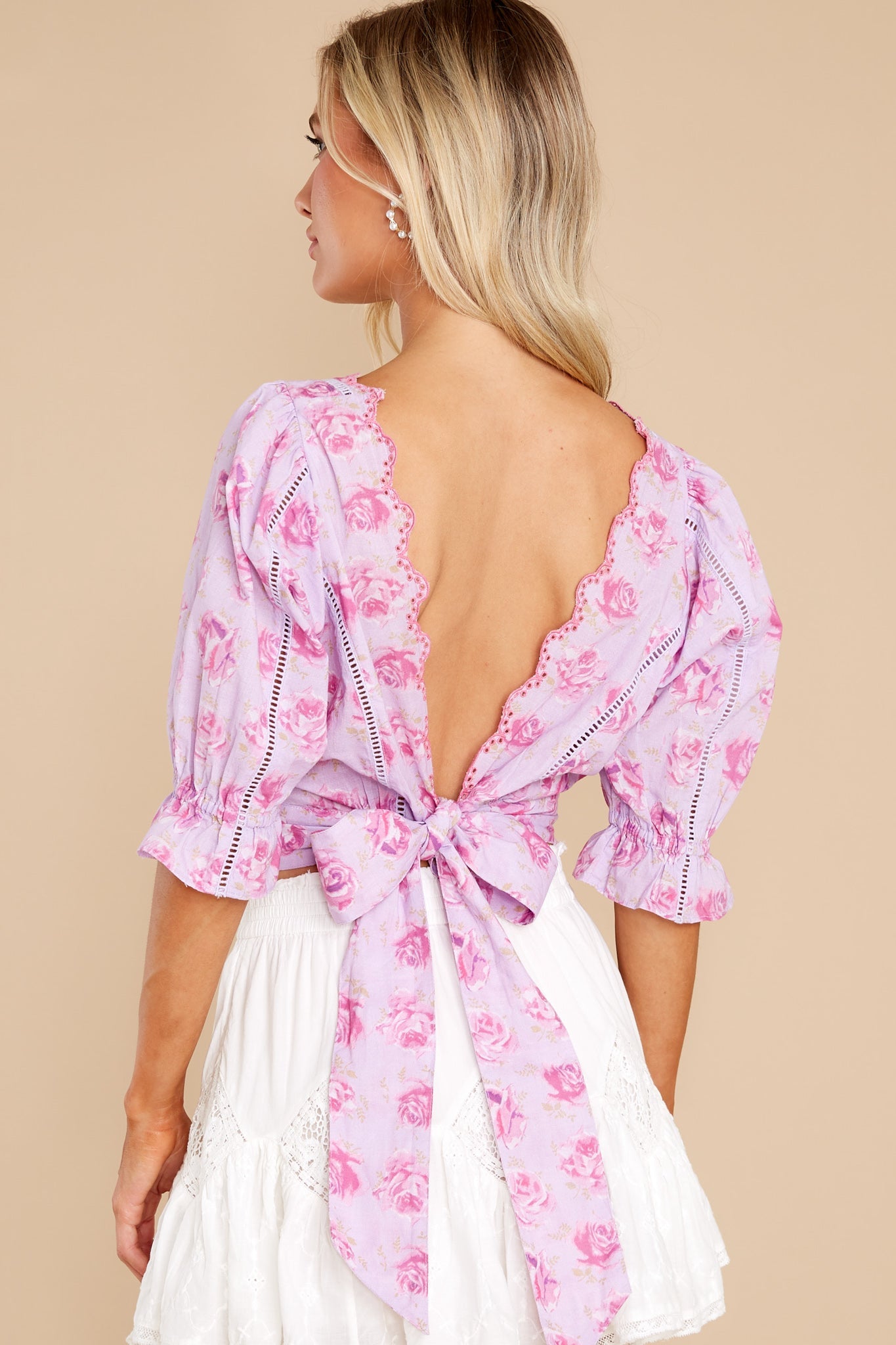 Karsten Lilac Fusion Crop Top