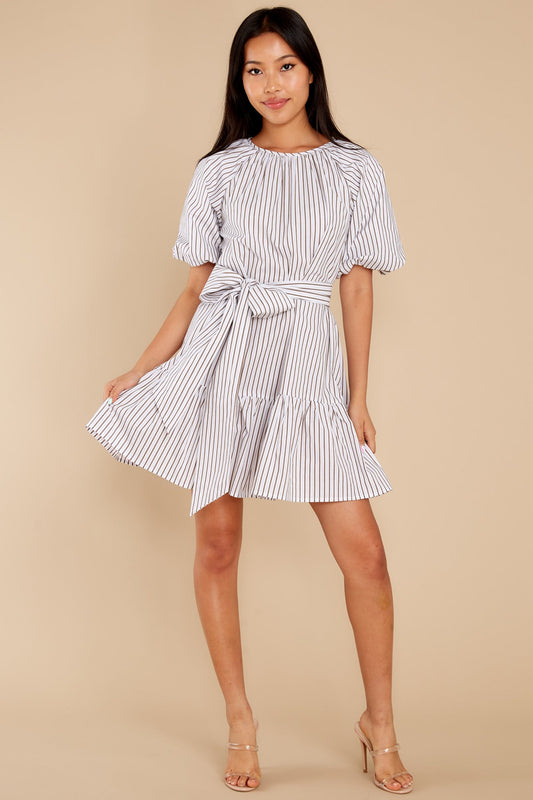 Cassia Stripe Mini Dress