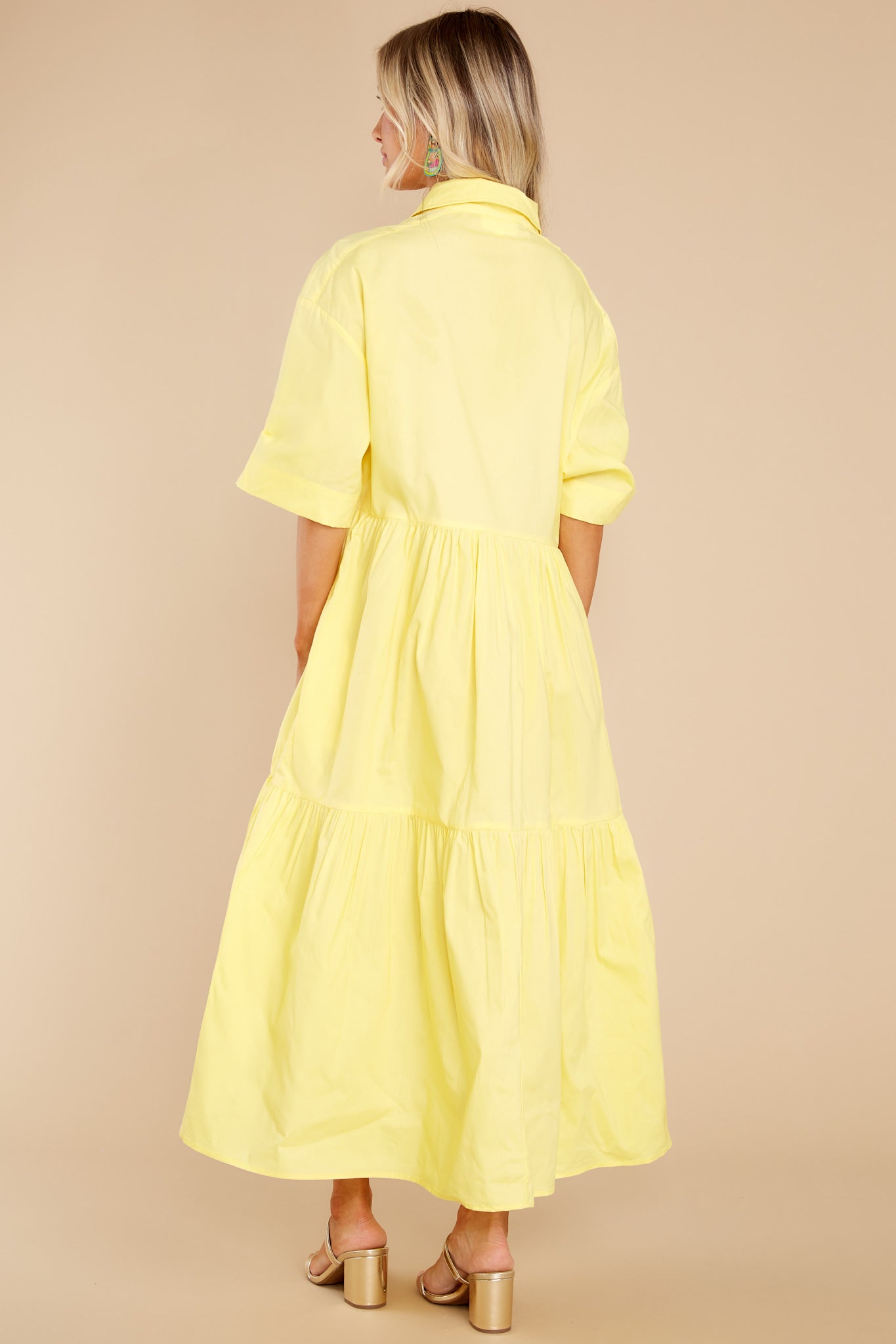 Designed To Unwind Yellow Maxi Dress