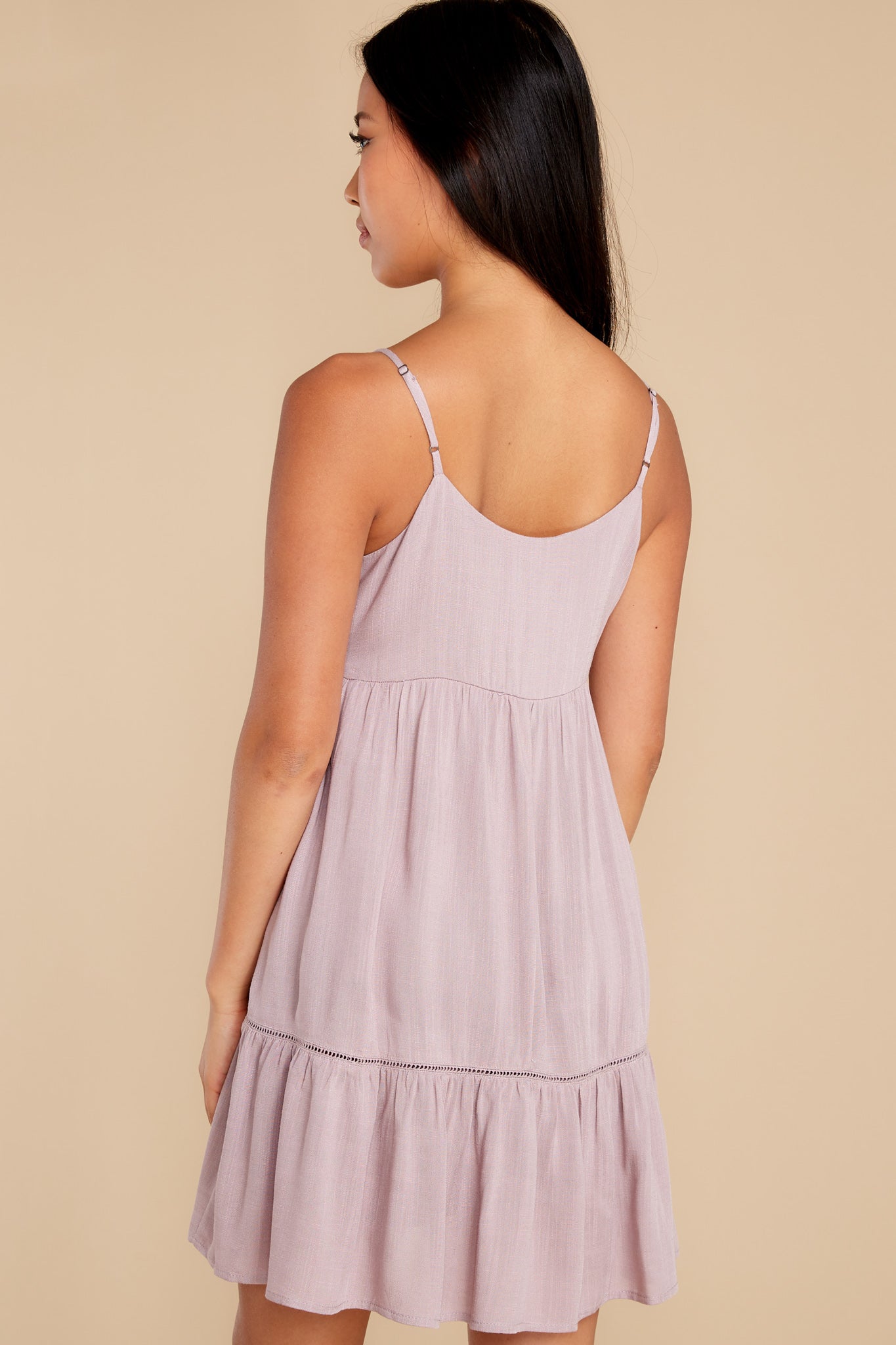 Sweet Emotions Mauve Dress