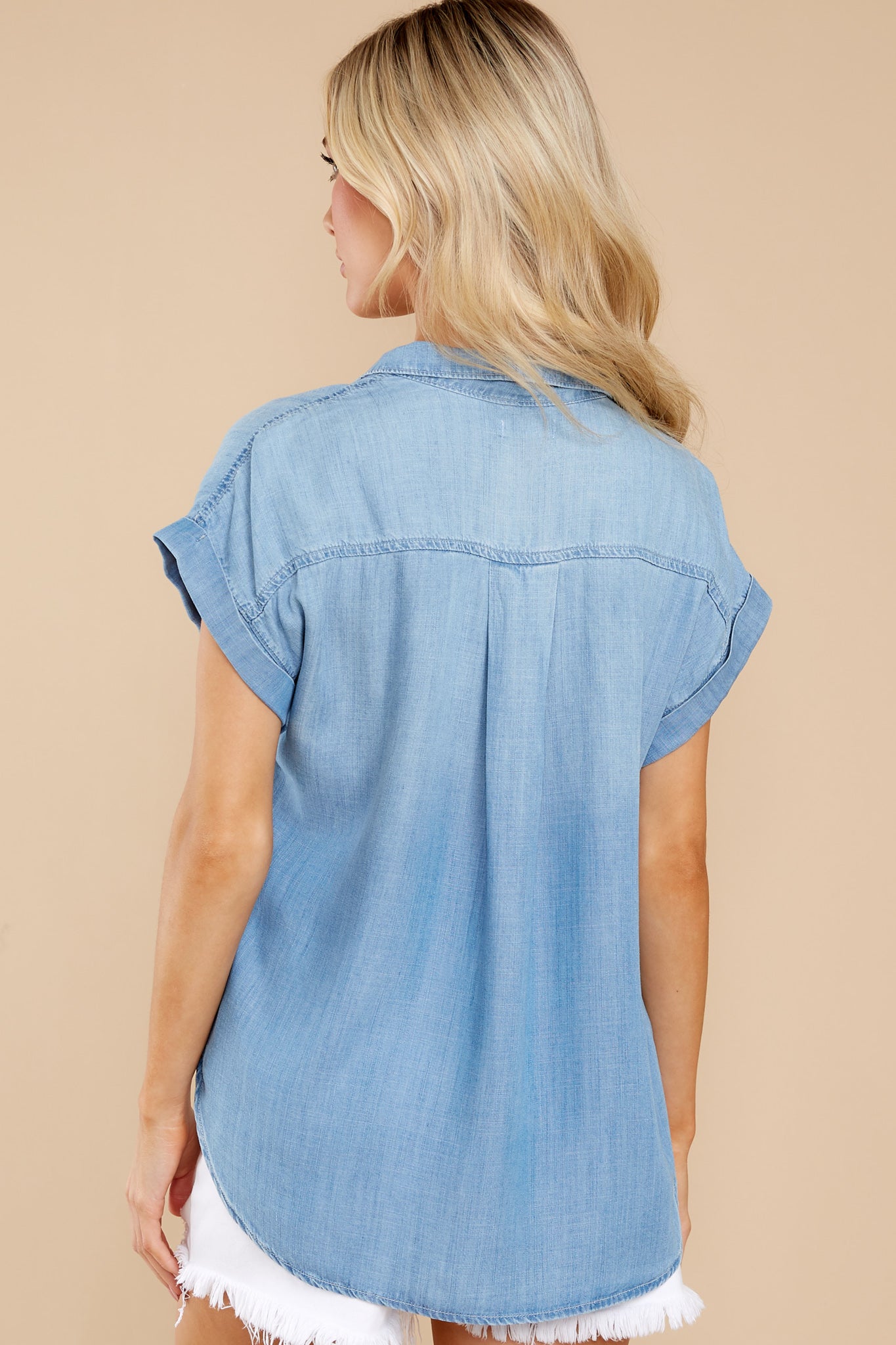 Casual Standards Light Chambray Top
