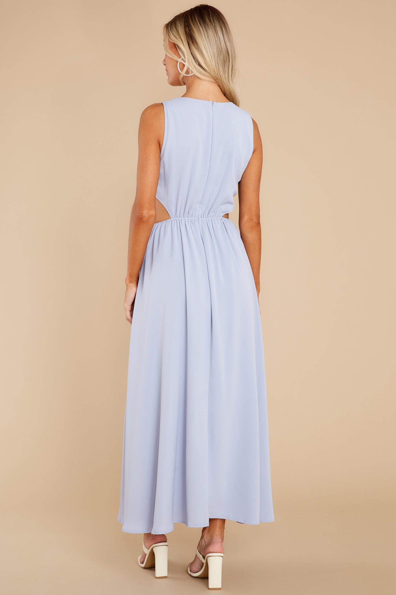 Wander With Me Dusty Blue Maxi Dress