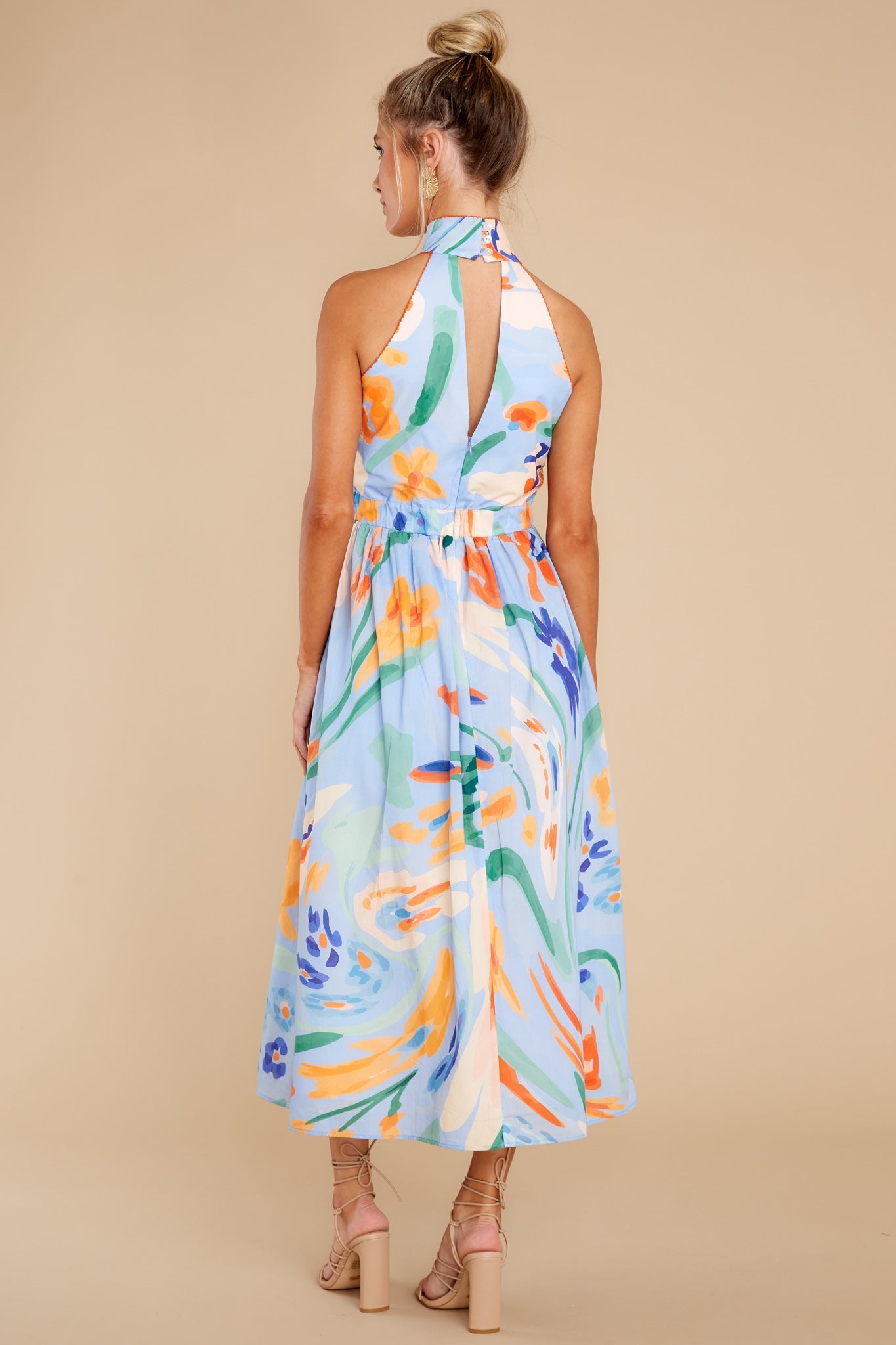 Dalila Jaleo Celeste Print Dress