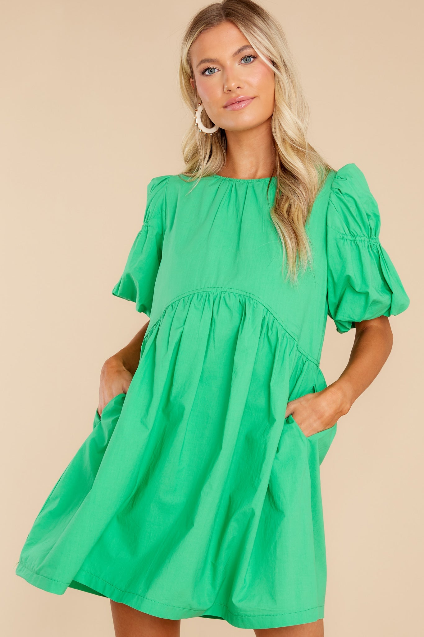 Totally Brilliant Kelly Green Dress