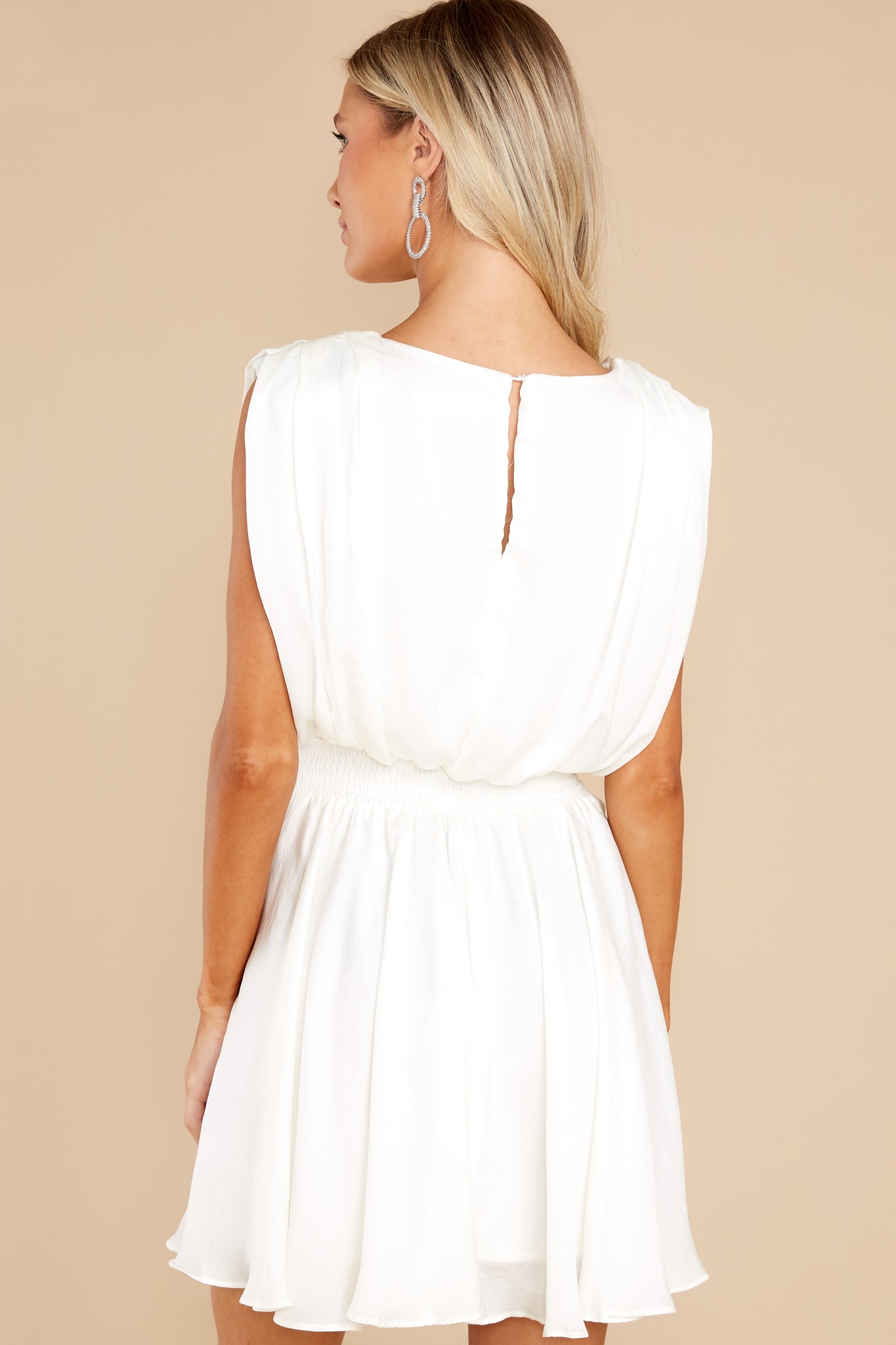 Always Believe Off White Dress
