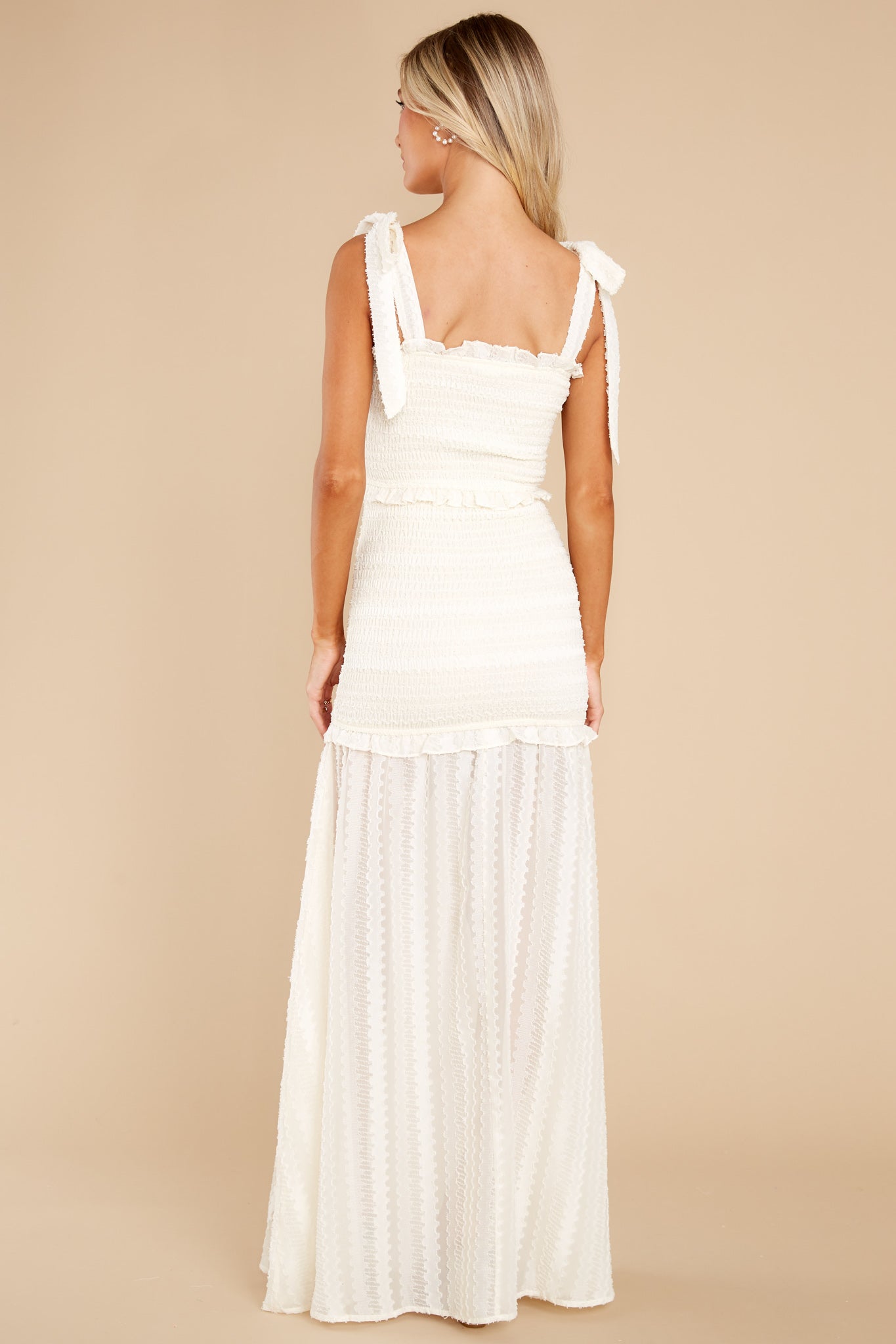 Show Me Off Ivory Maxi Dress