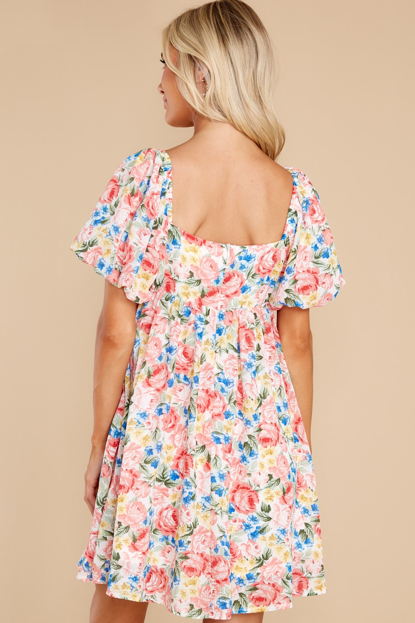 My Sweet Love Pink Multi Floral Print Dress