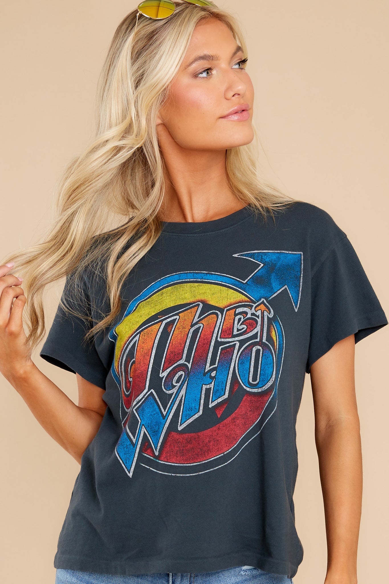 The Who USA Vintage Black Tour Tee