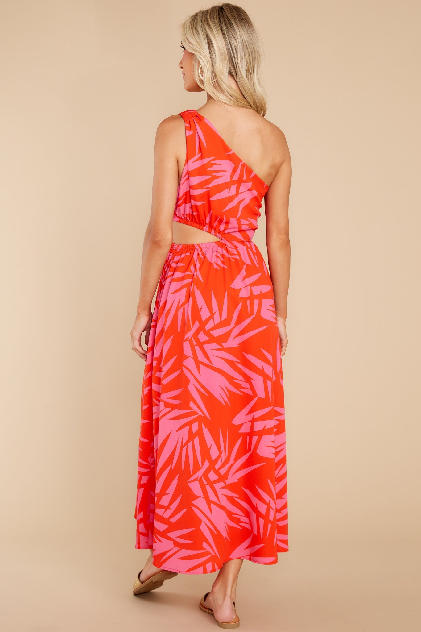 Resort To Love Red Multi Print Dress