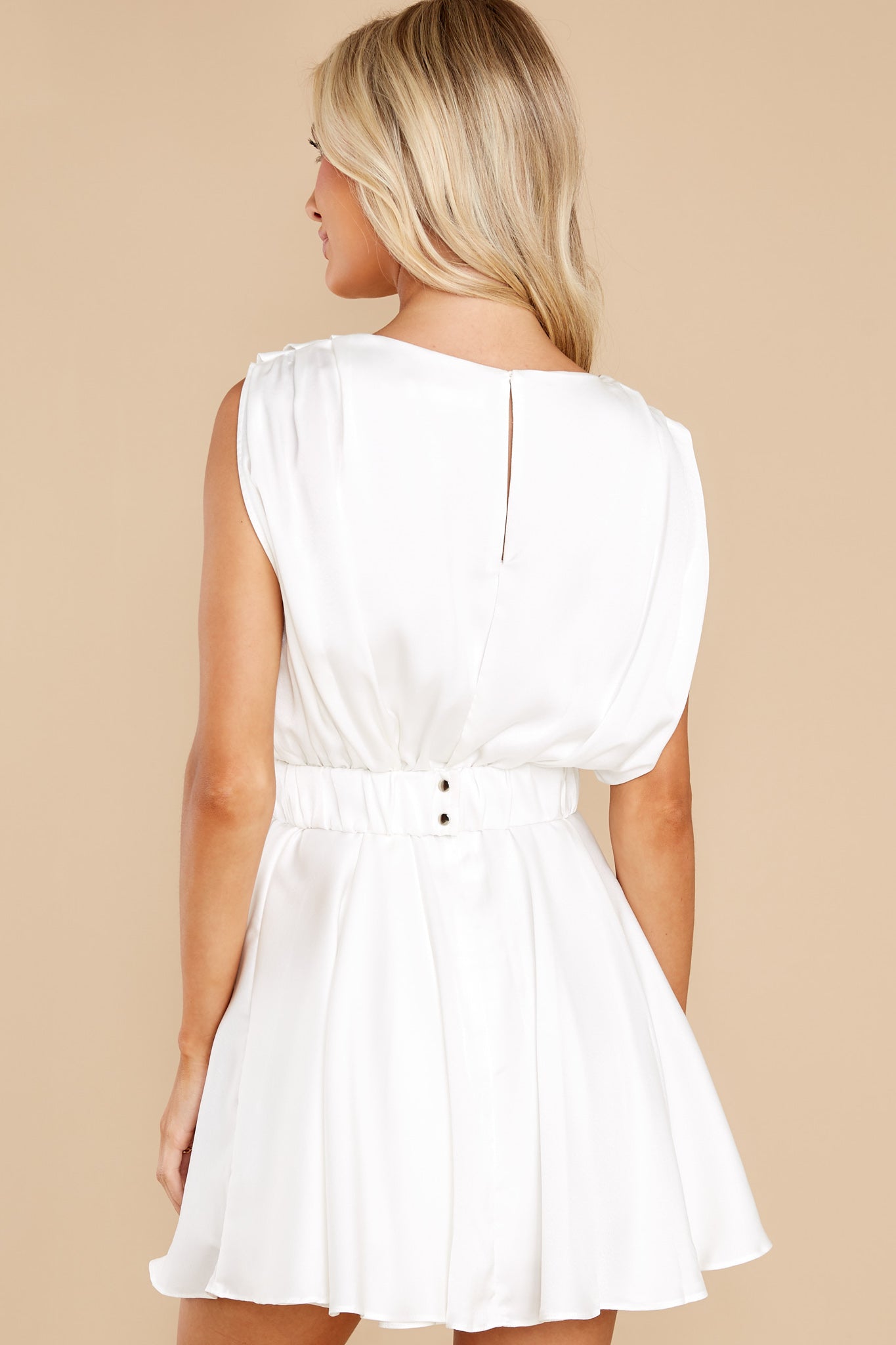 Leading With Grace White Dress