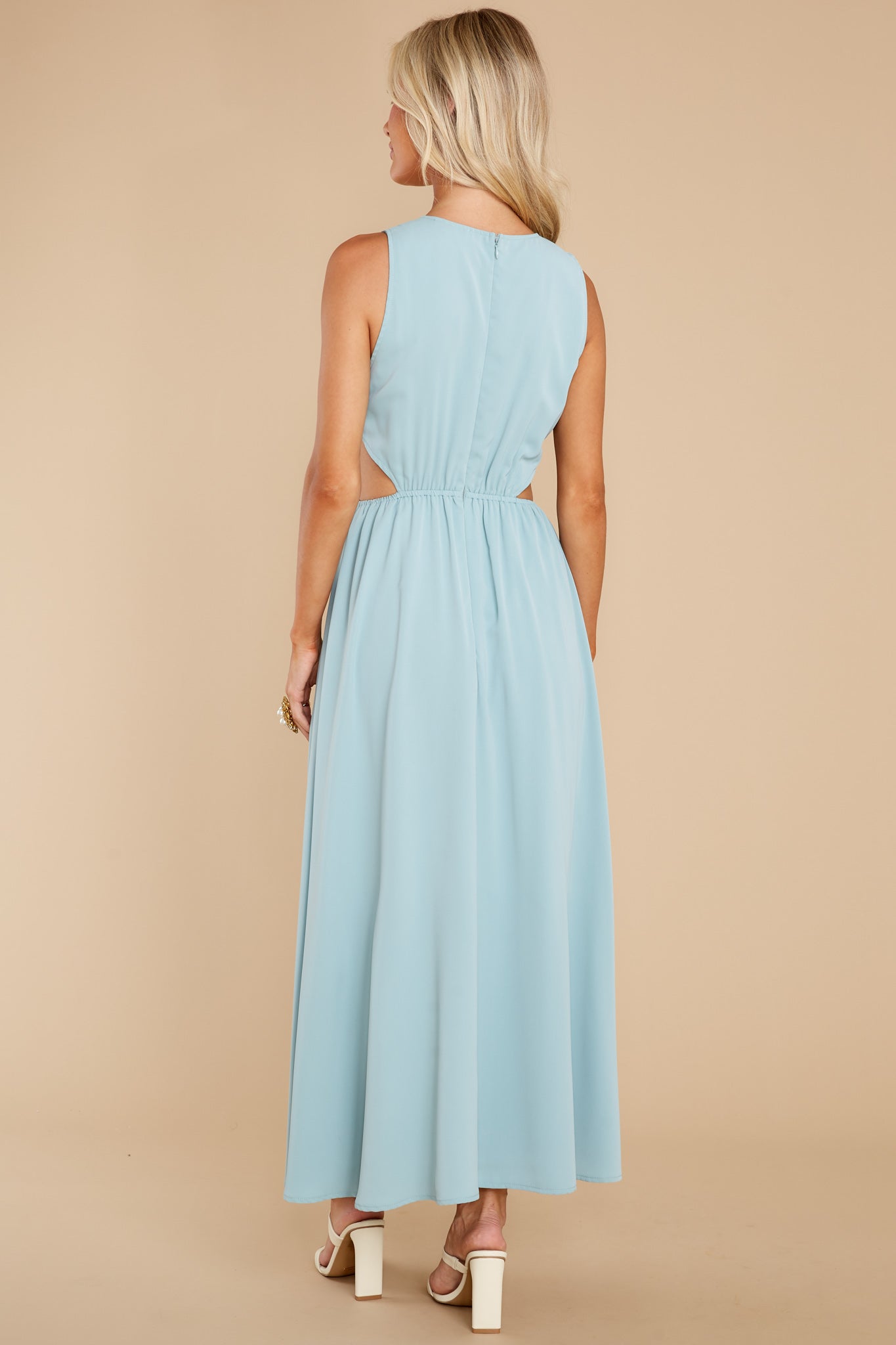 Wander With Me Seafoam Maxi Dress