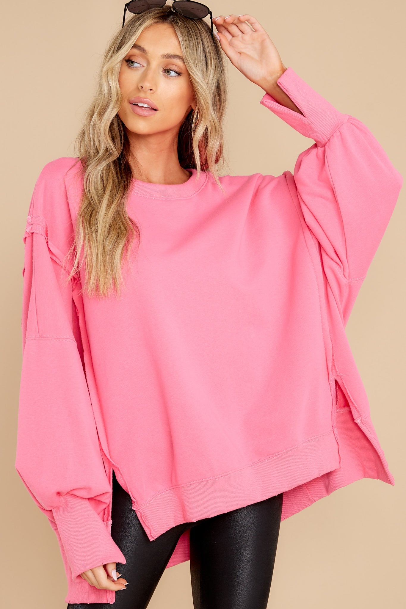 Stretch The Rules Hot Pink Top