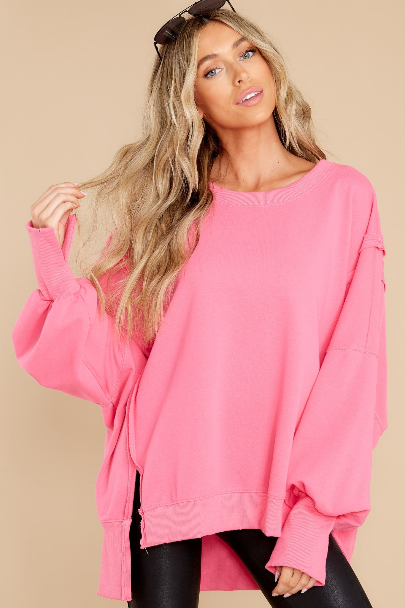 Stretch The Rules Hot Pink Top