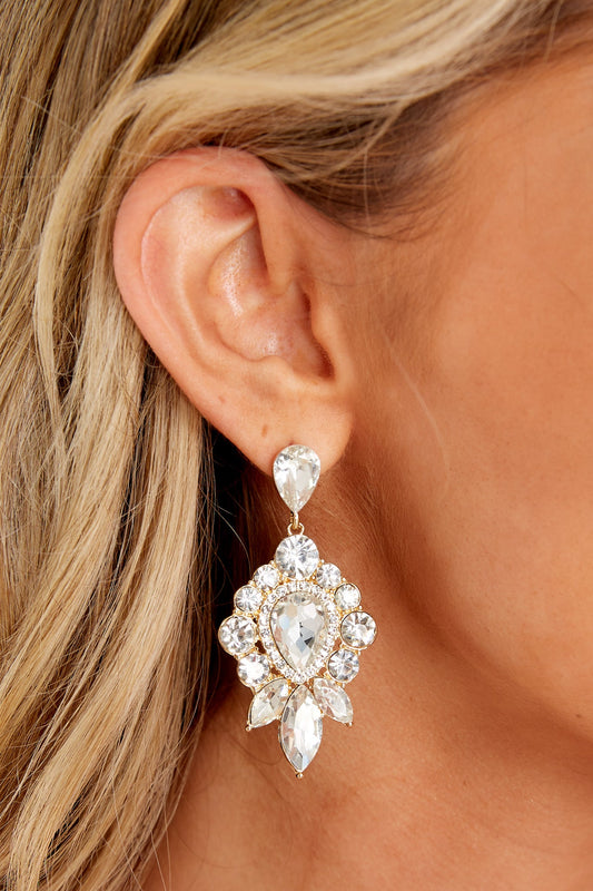 Lead With Confidence Gold Earrings