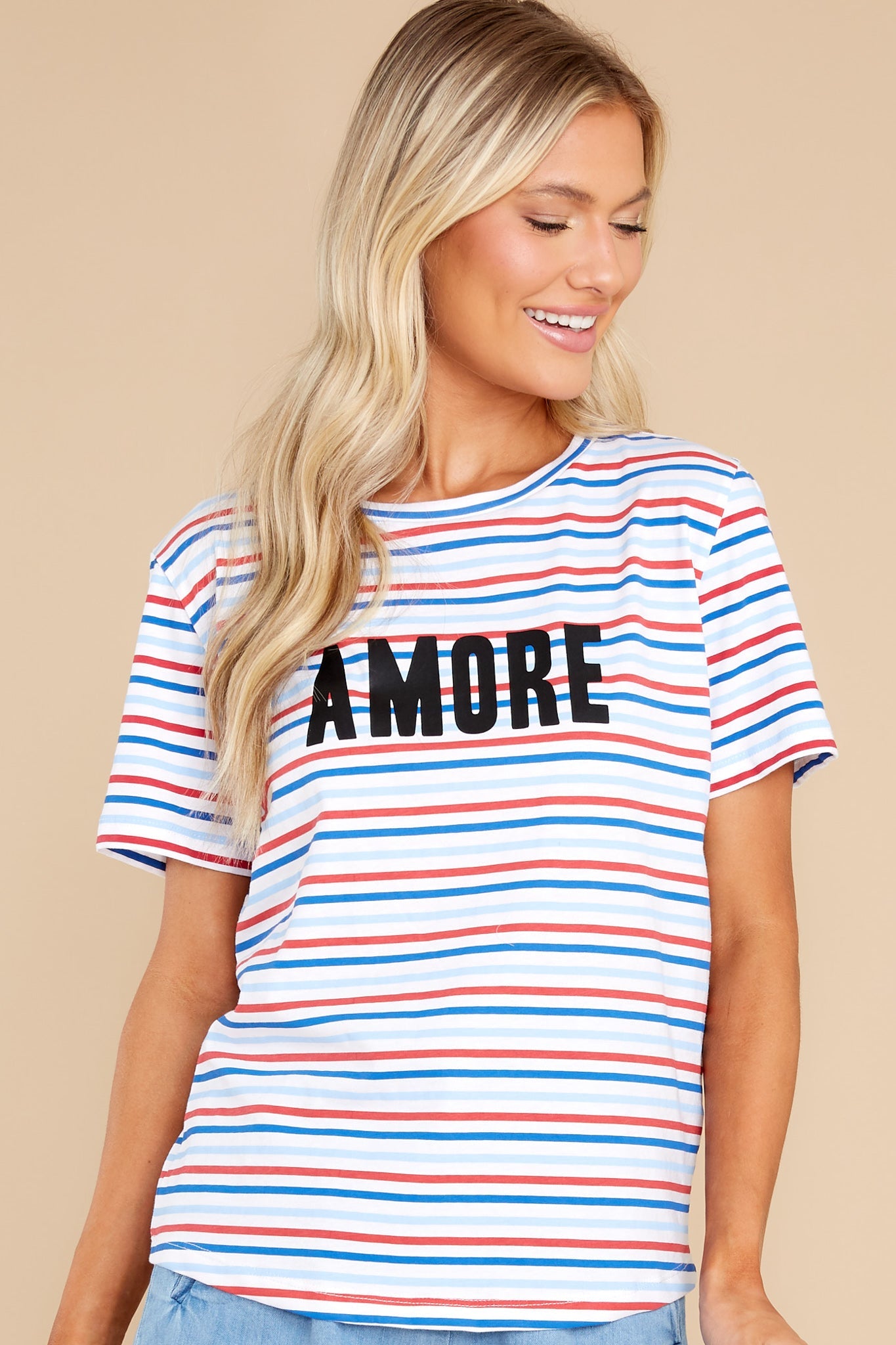 Lola Amore Stripes Loose Tee