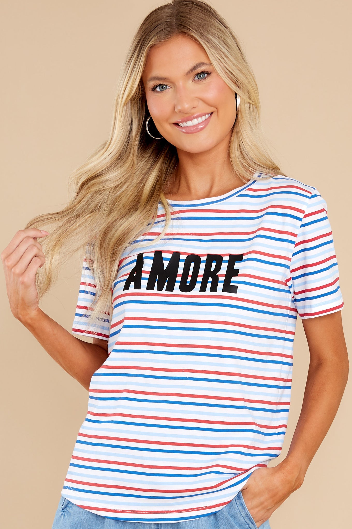 Lola Amore Stripes Loose Tee