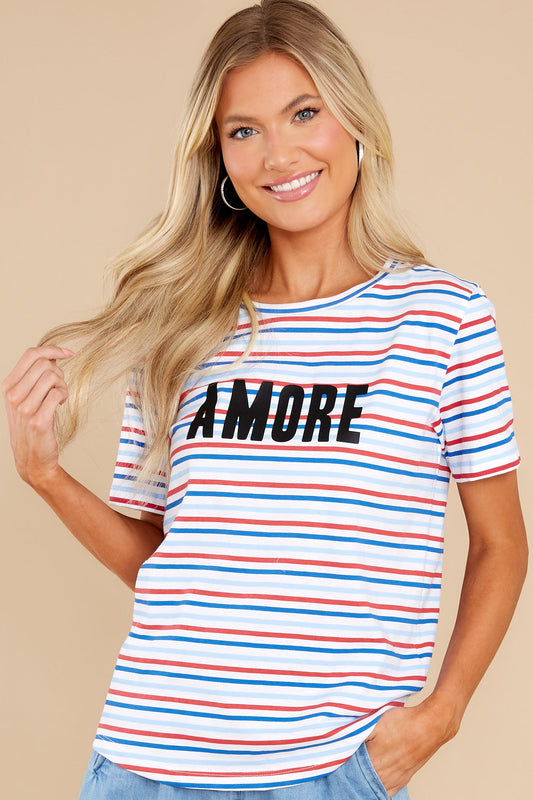 Lola Amore Stripes Loose Tee
