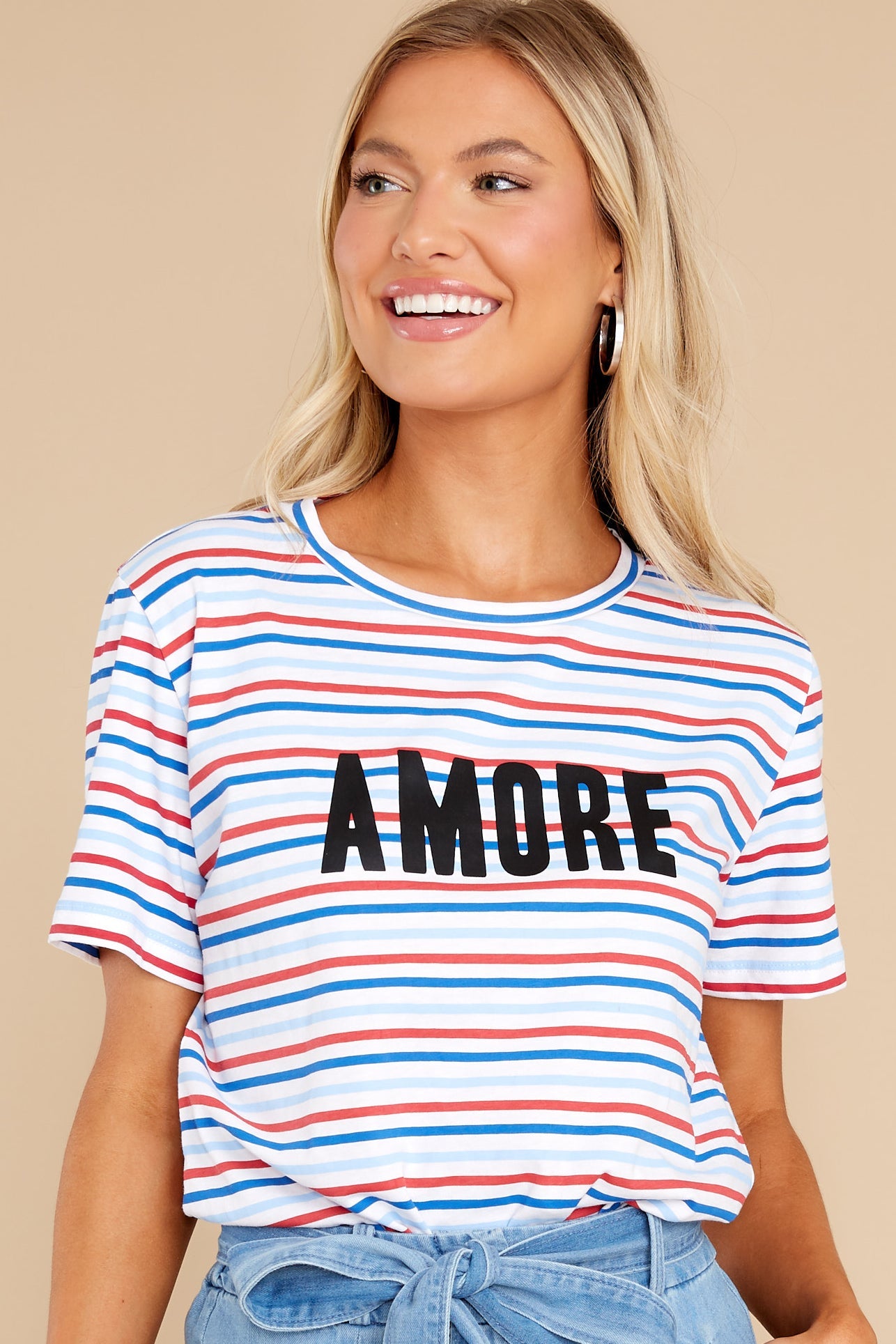 Lola Amore Stripes Loose Tee