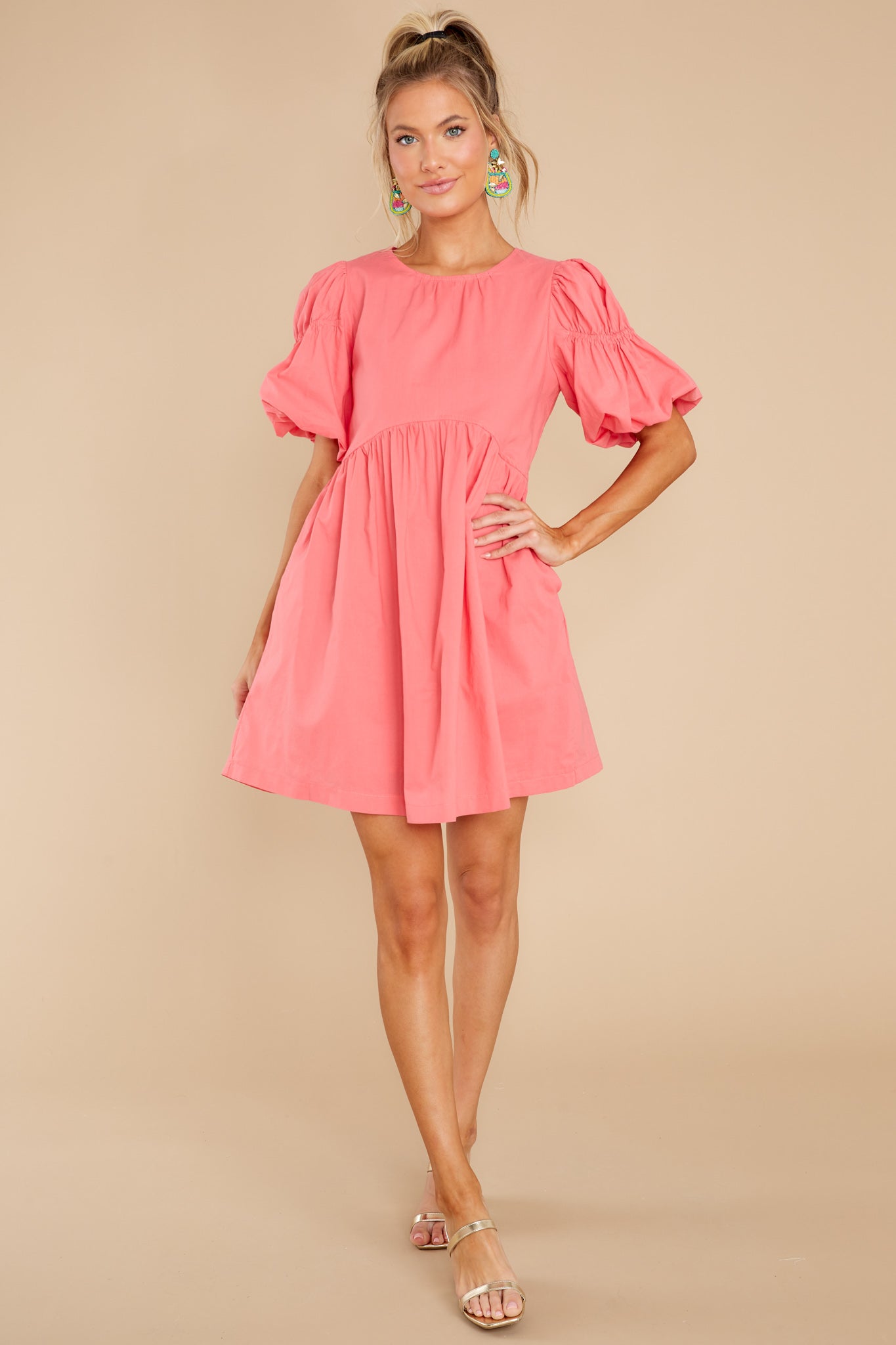 Totally Brilliant Coral Dress