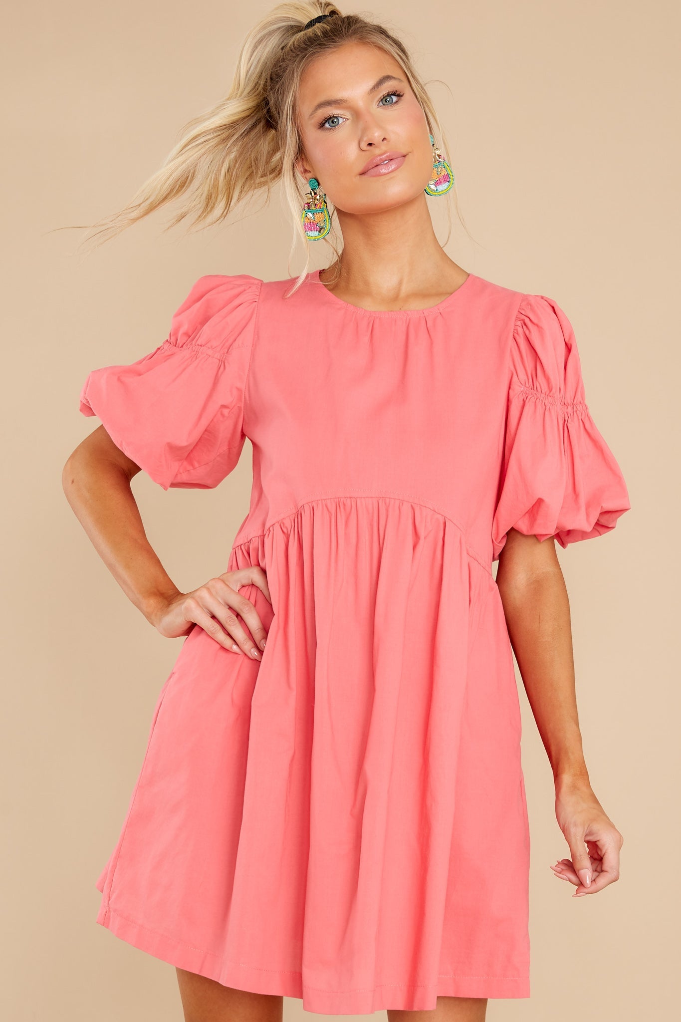 Totally Brilliant Coral Dress