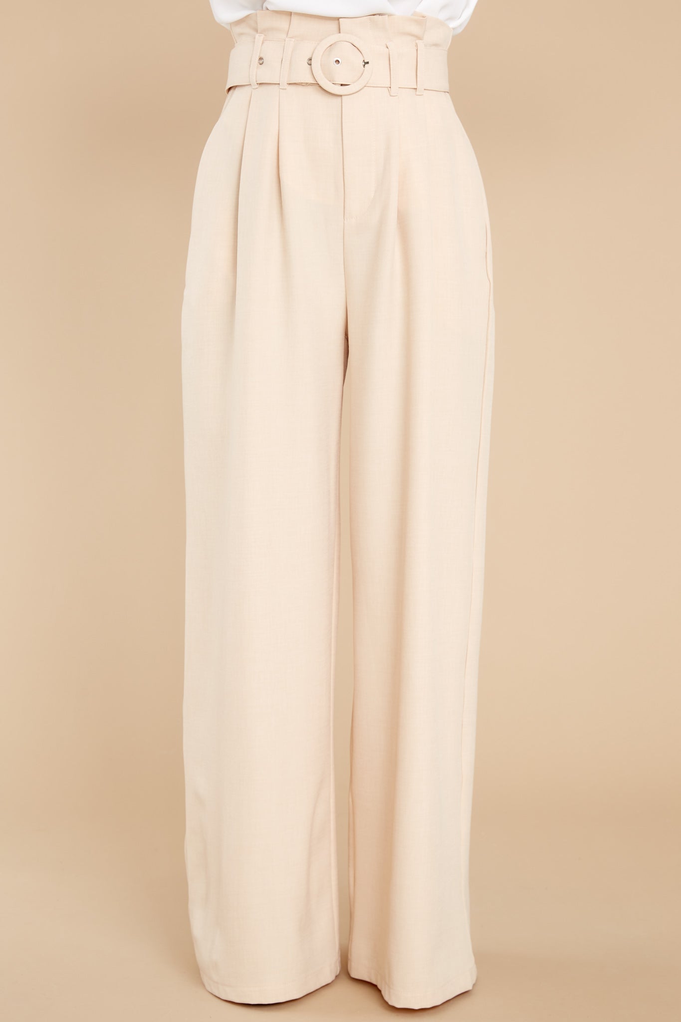 Make My Move Beige Pants