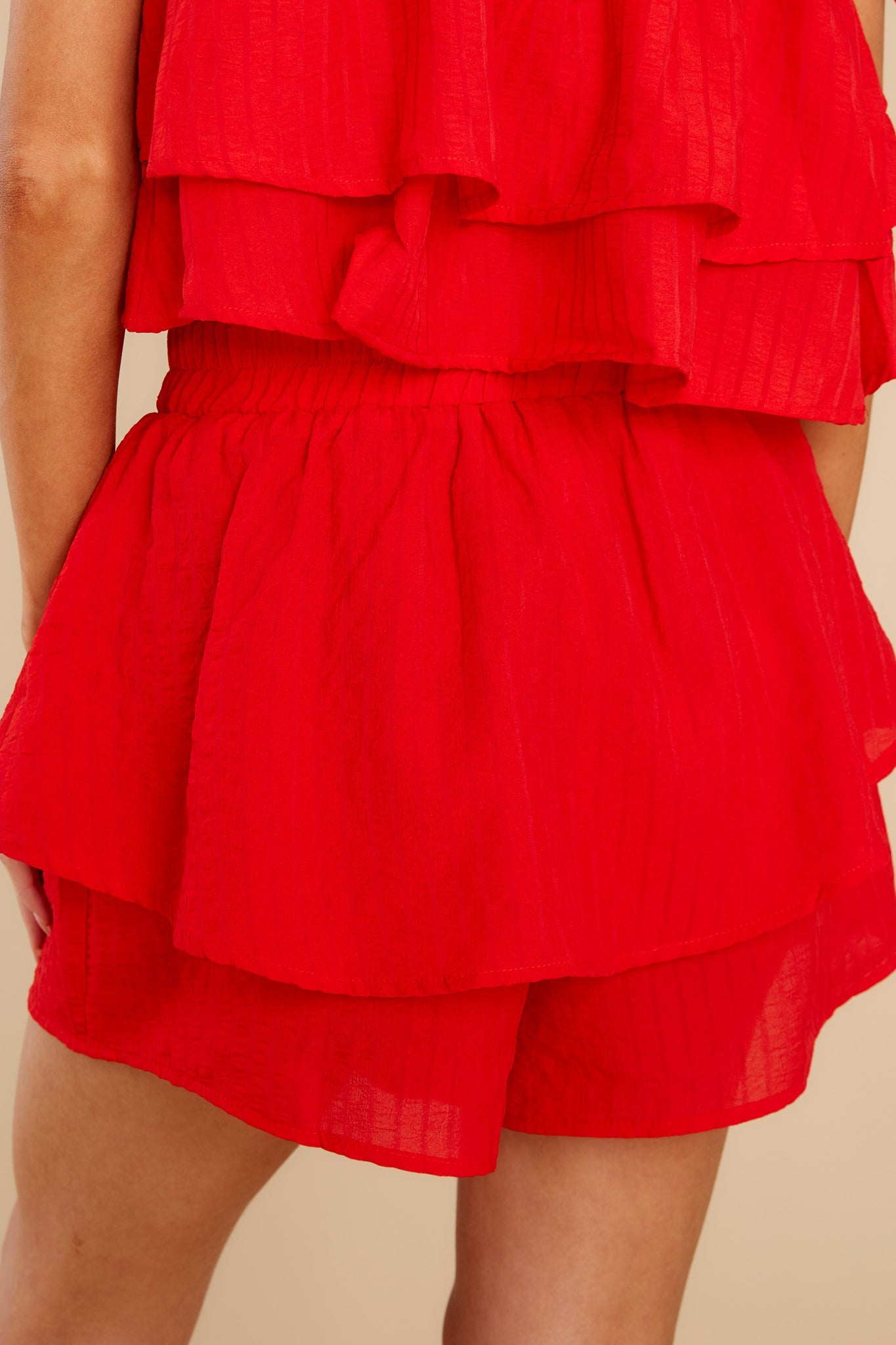 Something Fierce Red Two Piece Set