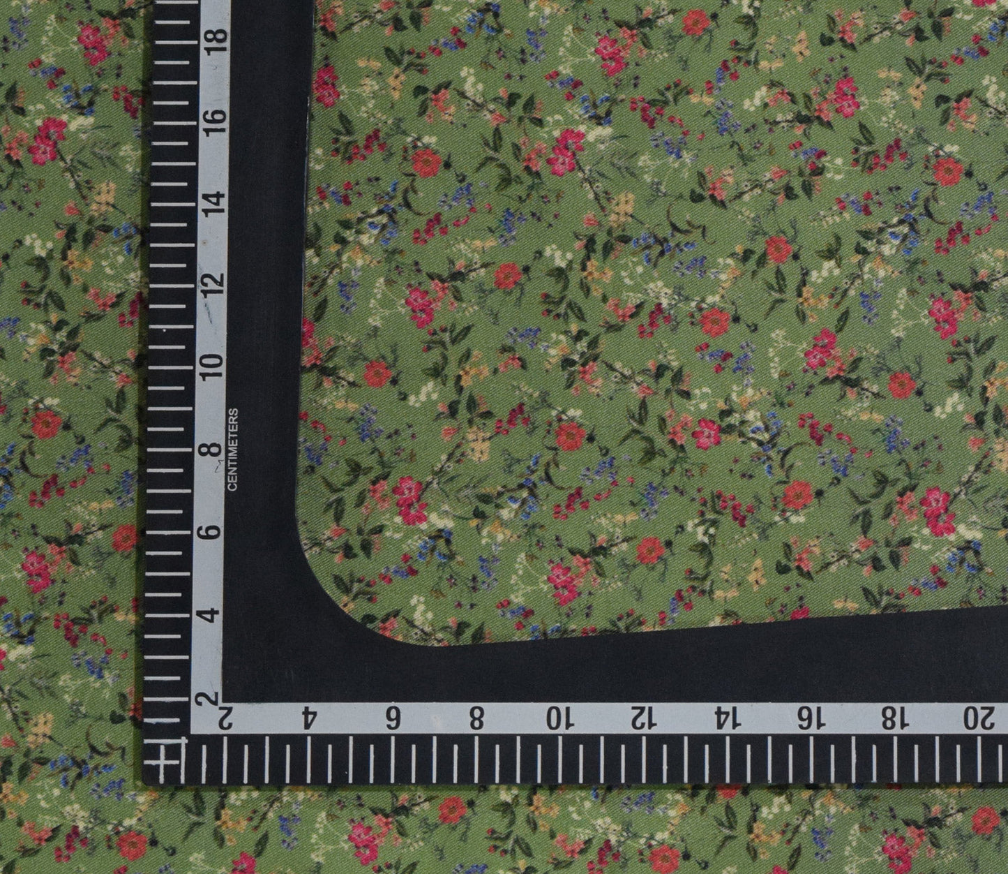 Small Floral Pattern Digital Printed Pure Pashmina Fabric Available in Orange , Pink , Mustard and Green