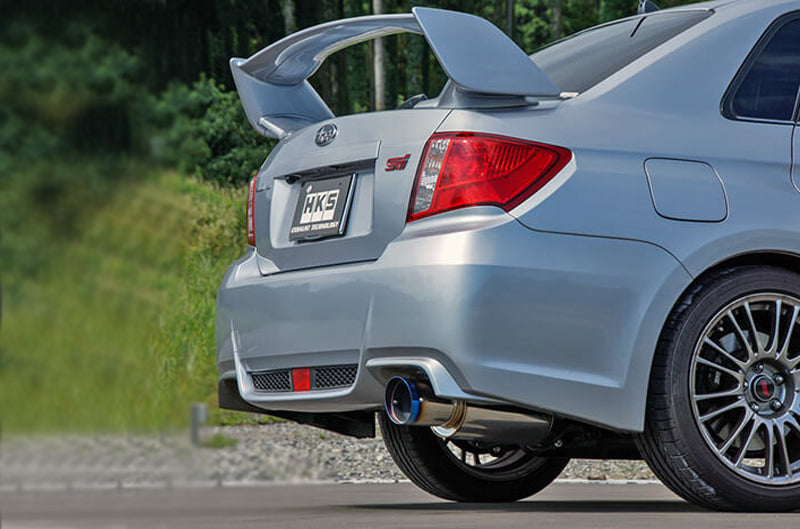 HKS USA RACING MUFFLER FOR 2011-2014 SUBARU WRX STI SEDAN (31008-BF003)