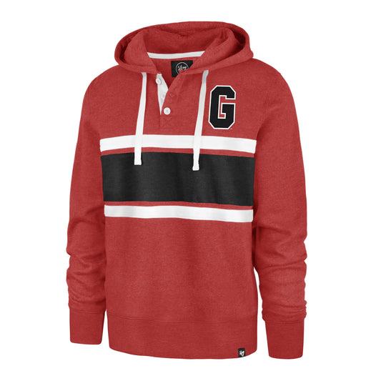 GEORGIA BULLDOGS VINTAGE LINE OUT '47 RUGBY HOOD