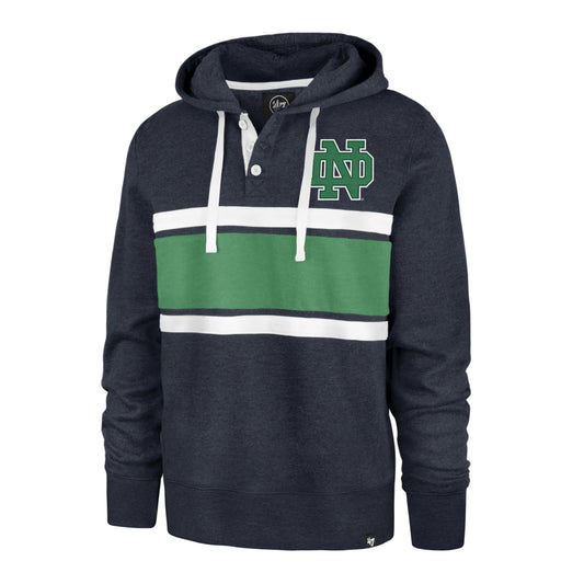 NOTRE DAME FIGHTING IRISH LINE OUT '47 RUGBY HOOD