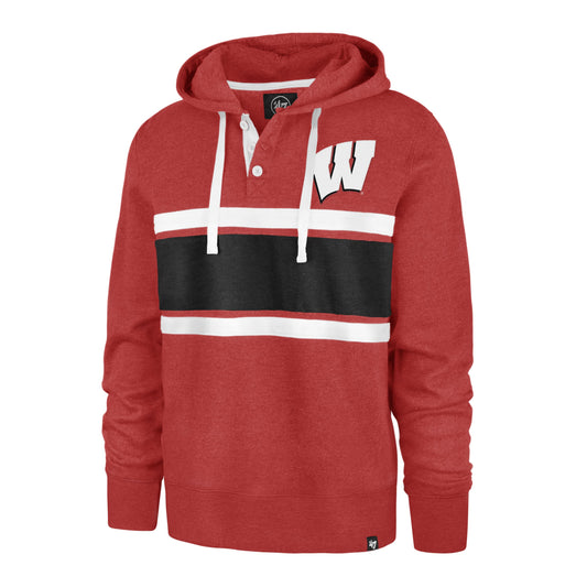 WISCONSIN BADGERS LINE OUT '47 RUGBY HOOD