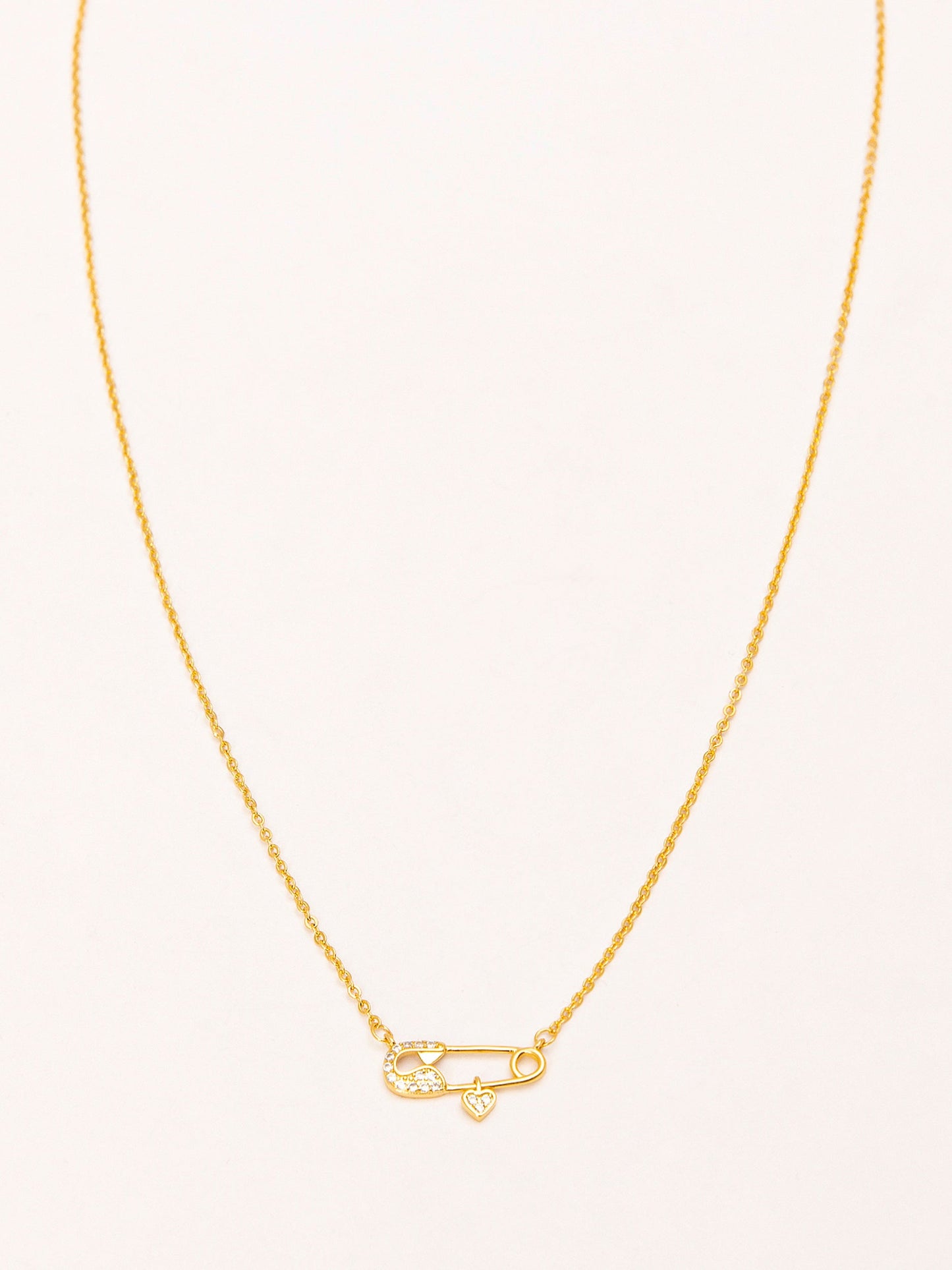 Safety Pin Necklace