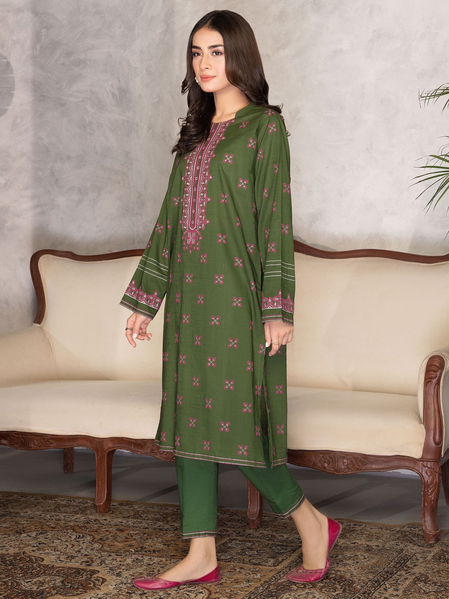 2 Piece Printed Lawn Suit