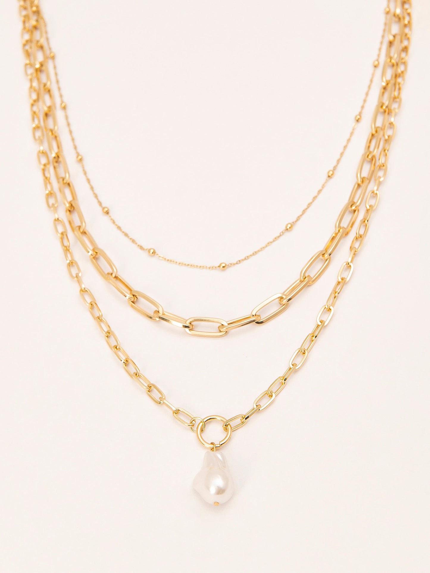 Pearl Multi-Layered Necklace