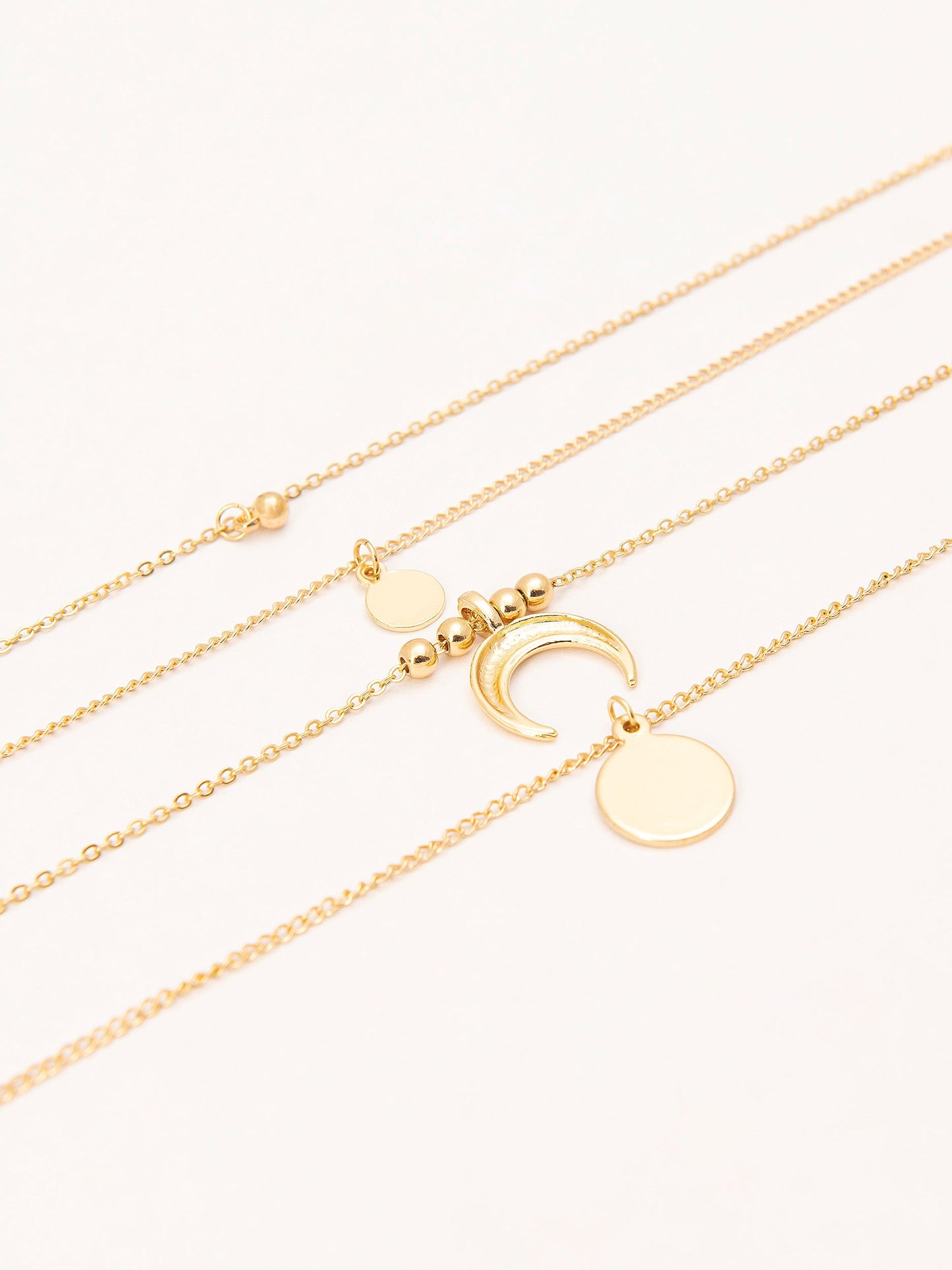 Metallic Anklet Set