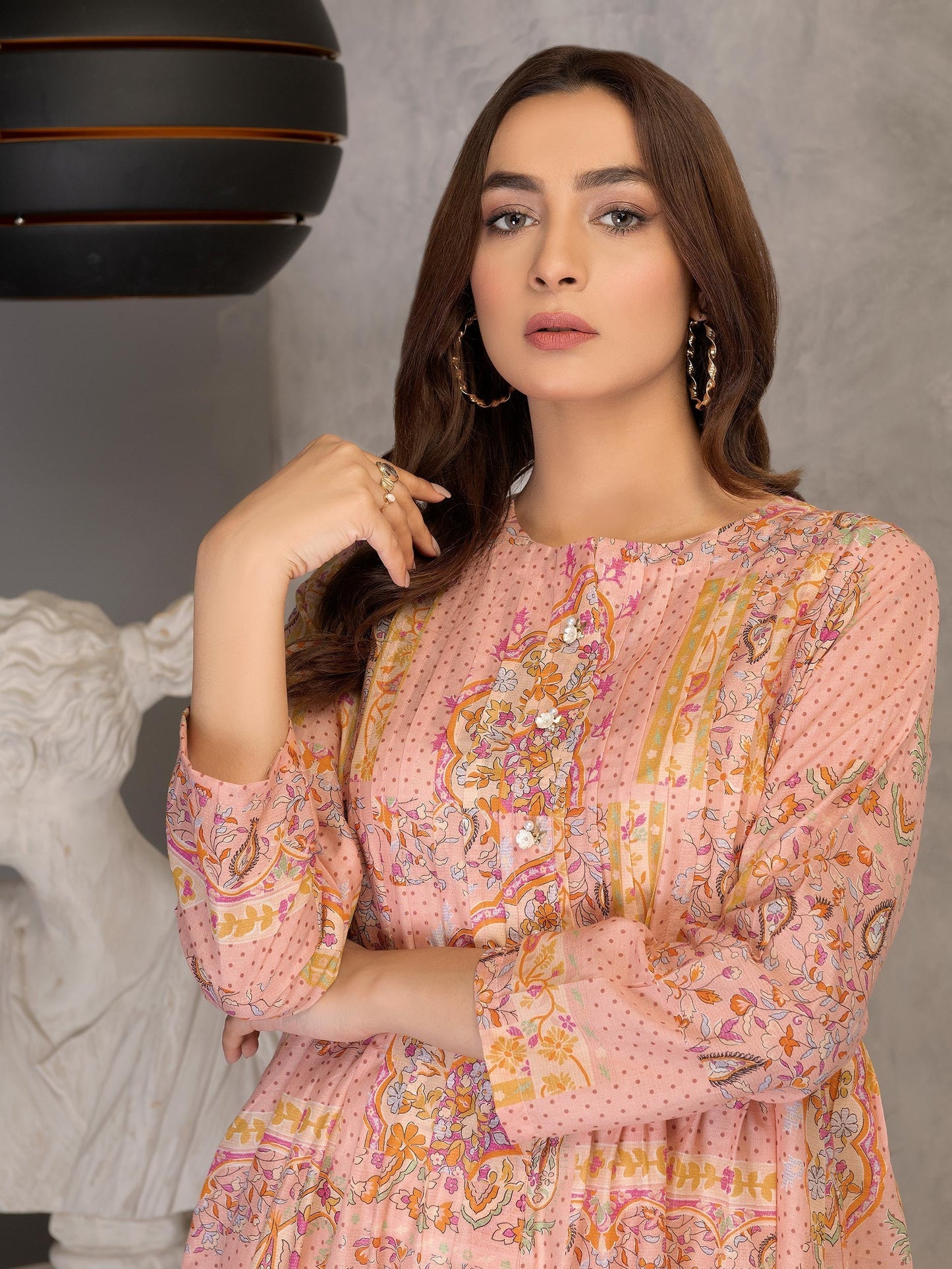 1 Piece Printed Lawn Shirt