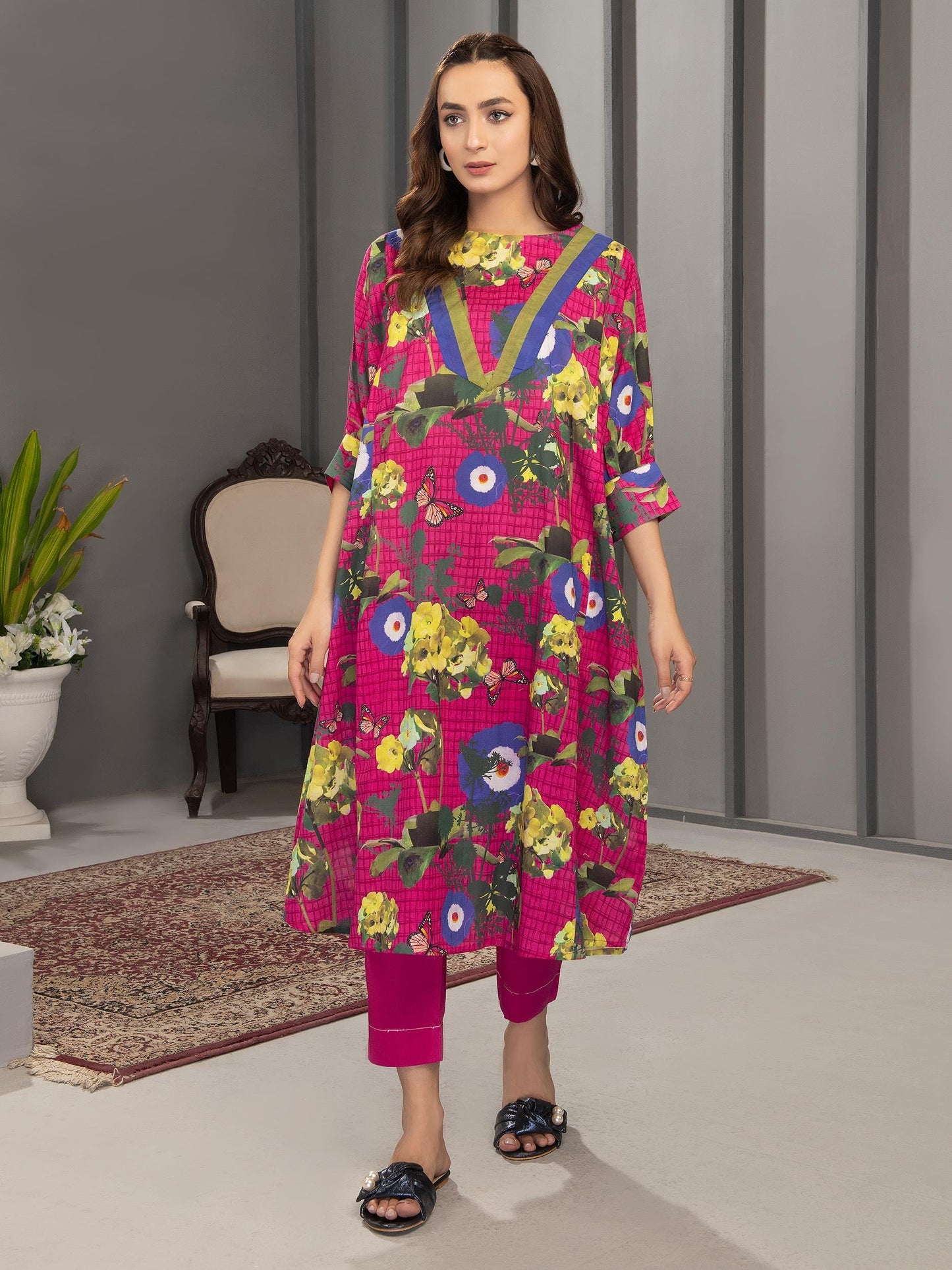 2 Piece Printed Lawn Suit