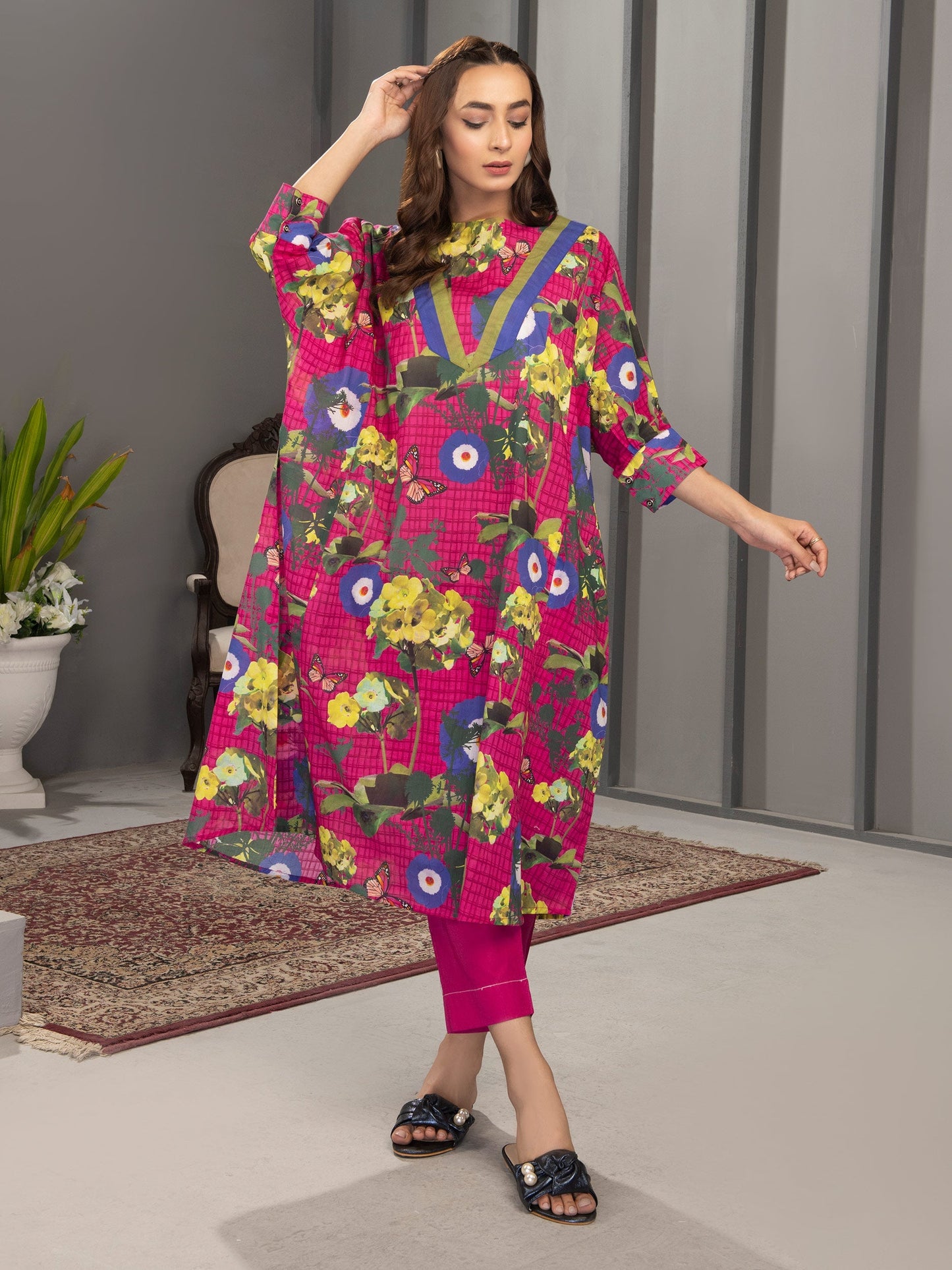 2 Piece Printed Lawn Suit