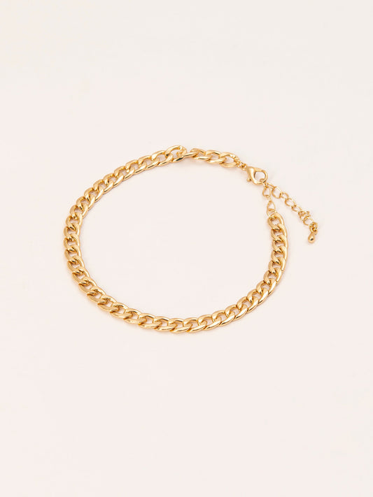 Retro Metallic Anklet