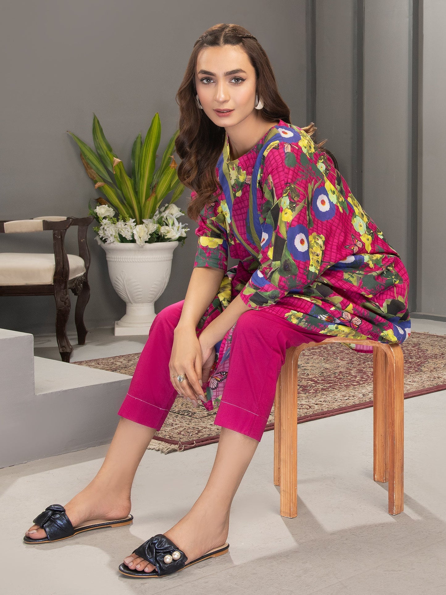 2 Piece Printed Lawn Suit